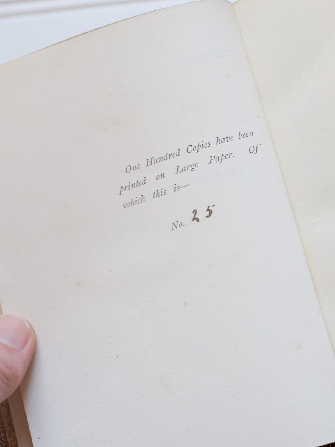 Antique Religio Medici 1892