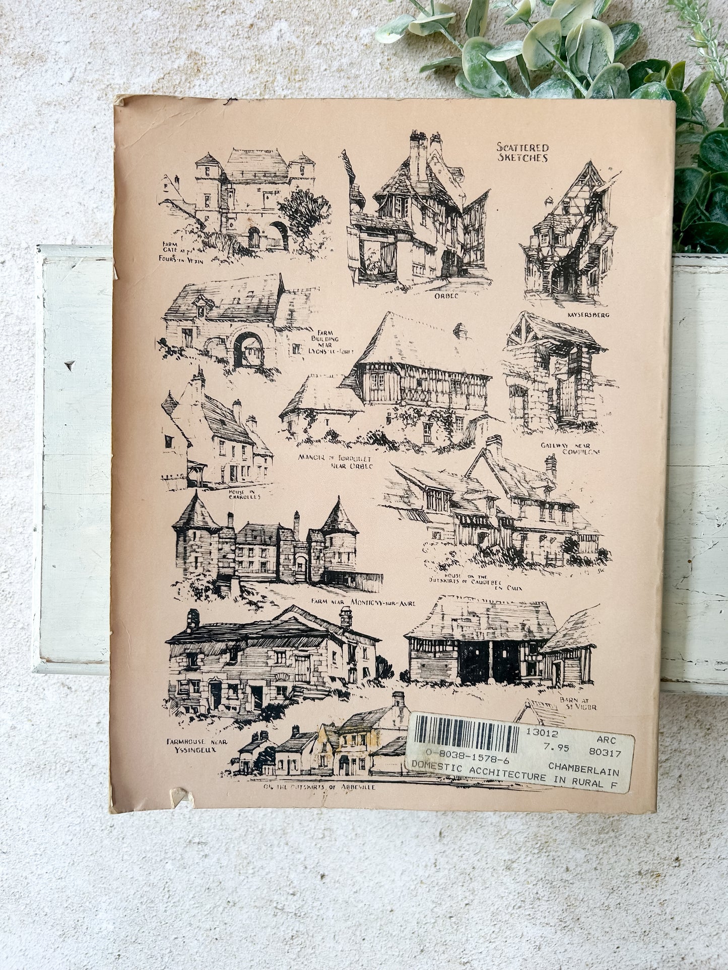 1981 Reprint Domestic Architecture in Rural France RARE