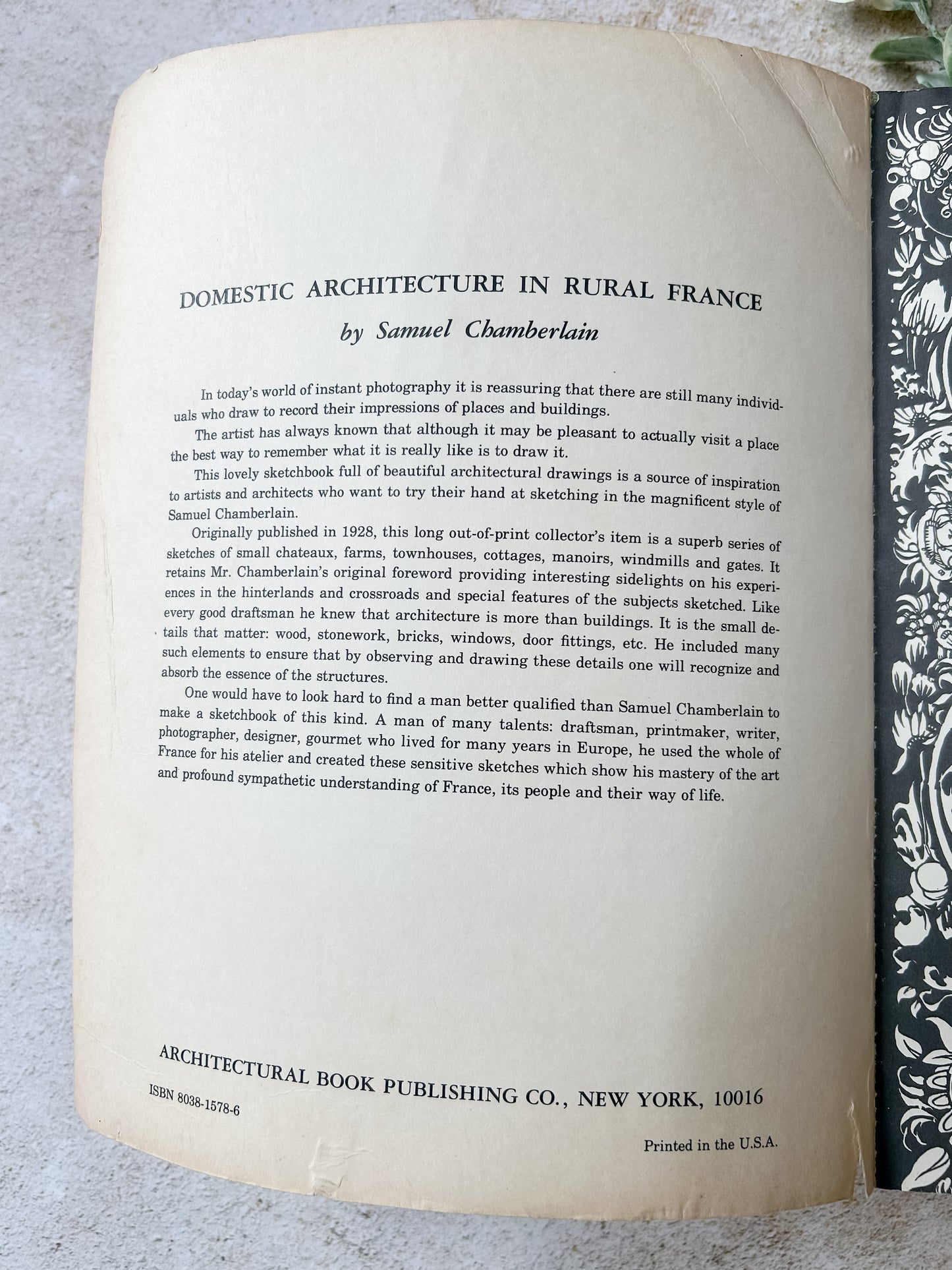 1981 Reprint Domestic Architecture in Rural France RARE