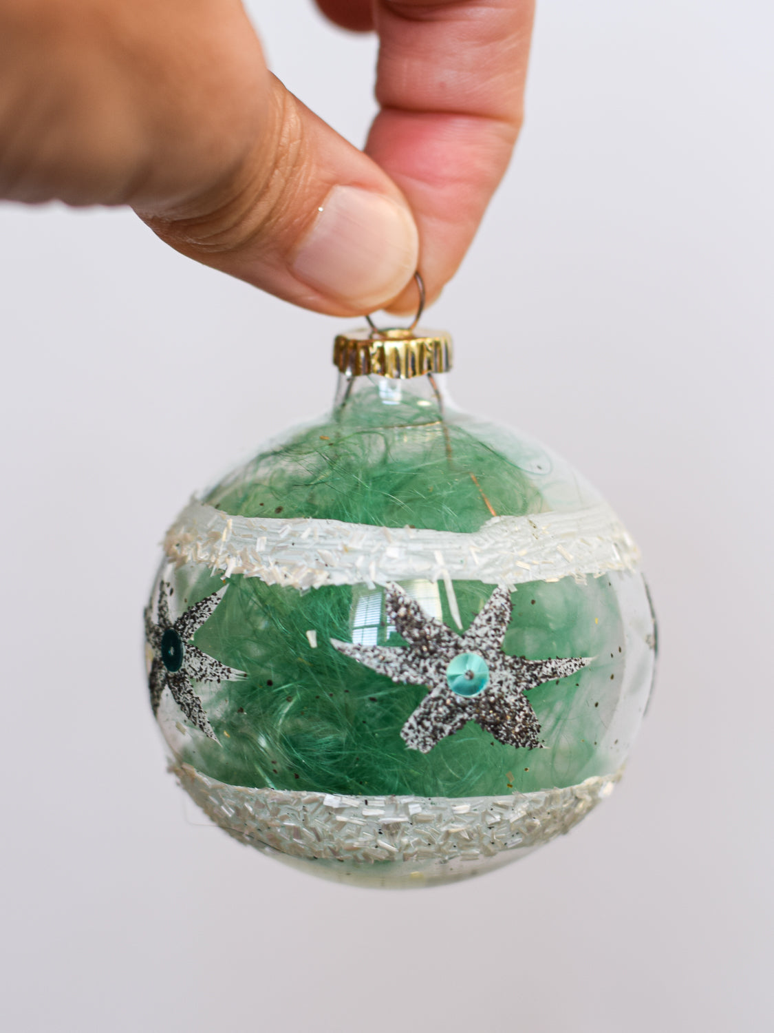 Set Vintage Ornaments with Box