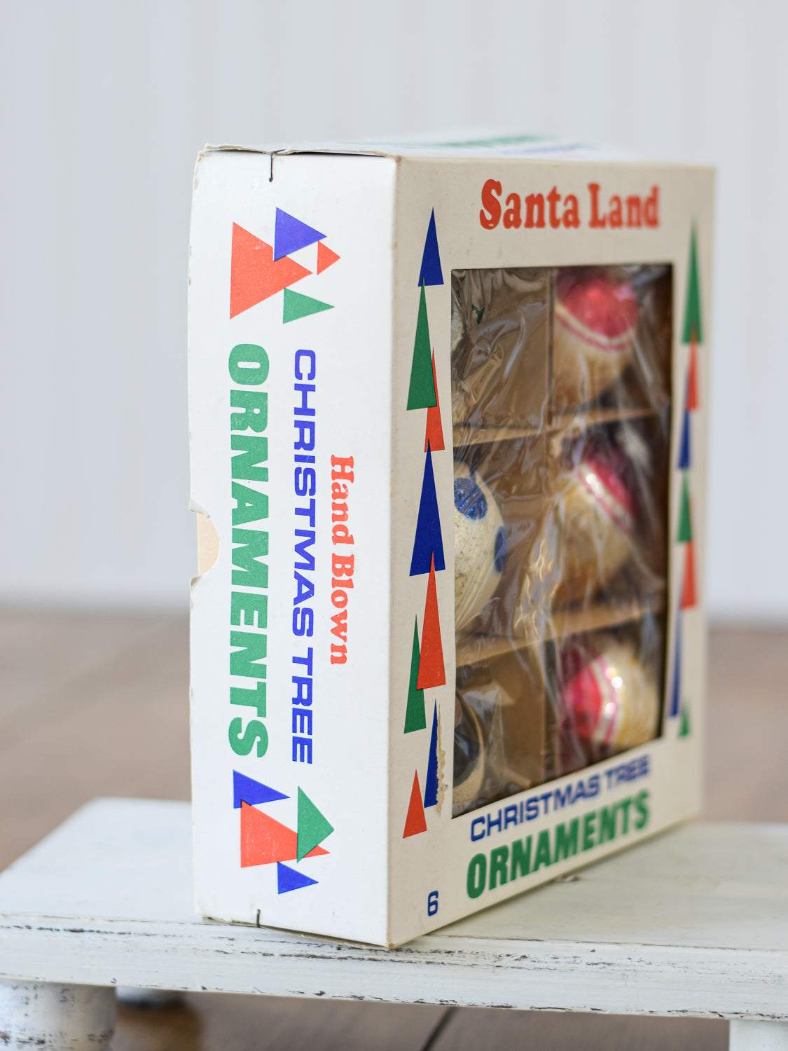 Set Vintage Ornaments with Box