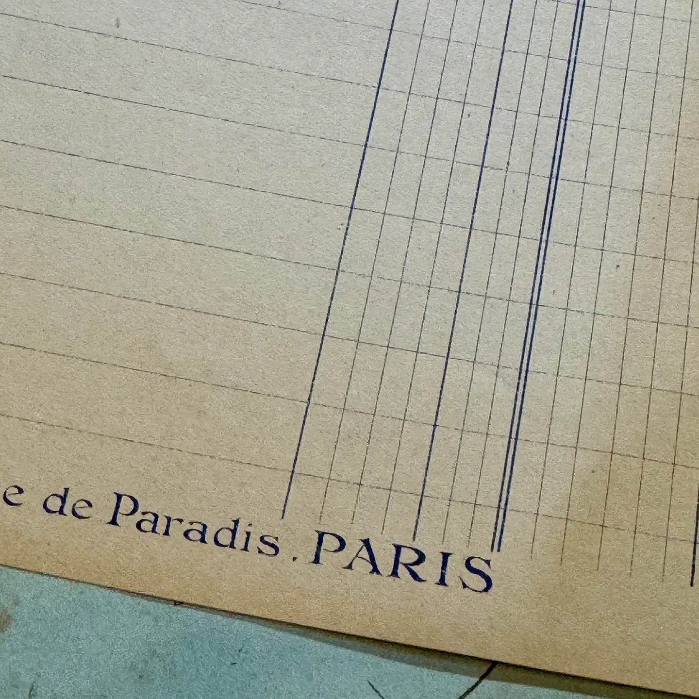 Bundle 5 Antique French Reciept Paper