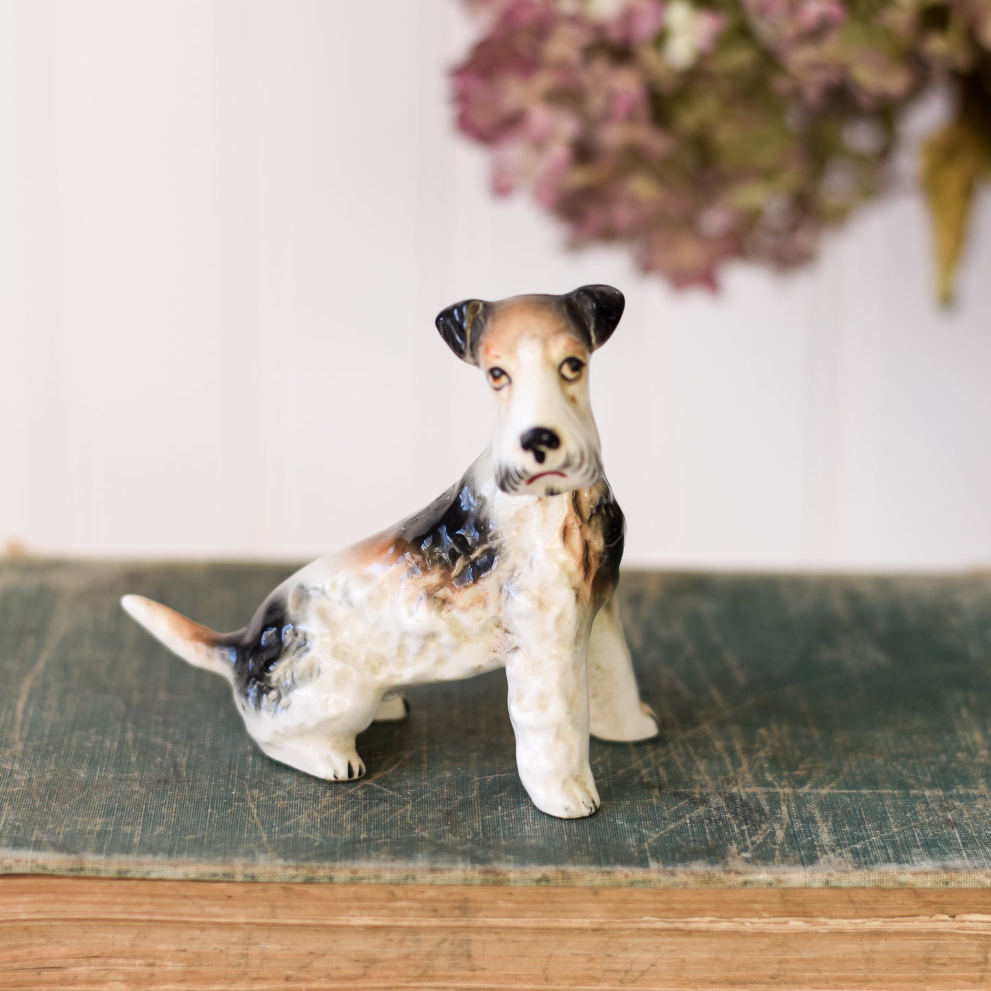 Vintage Japanese Terrier Dog Figurine