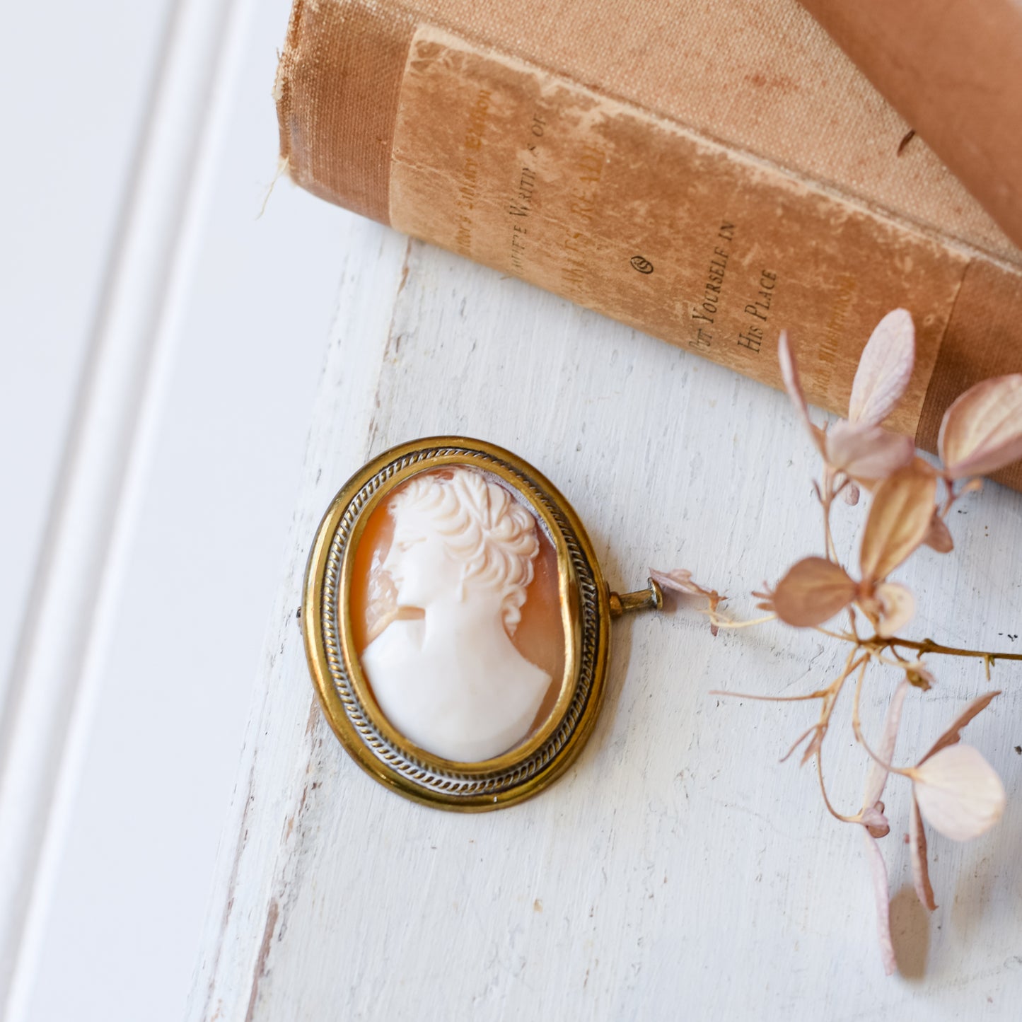 Antique Cameo Pin