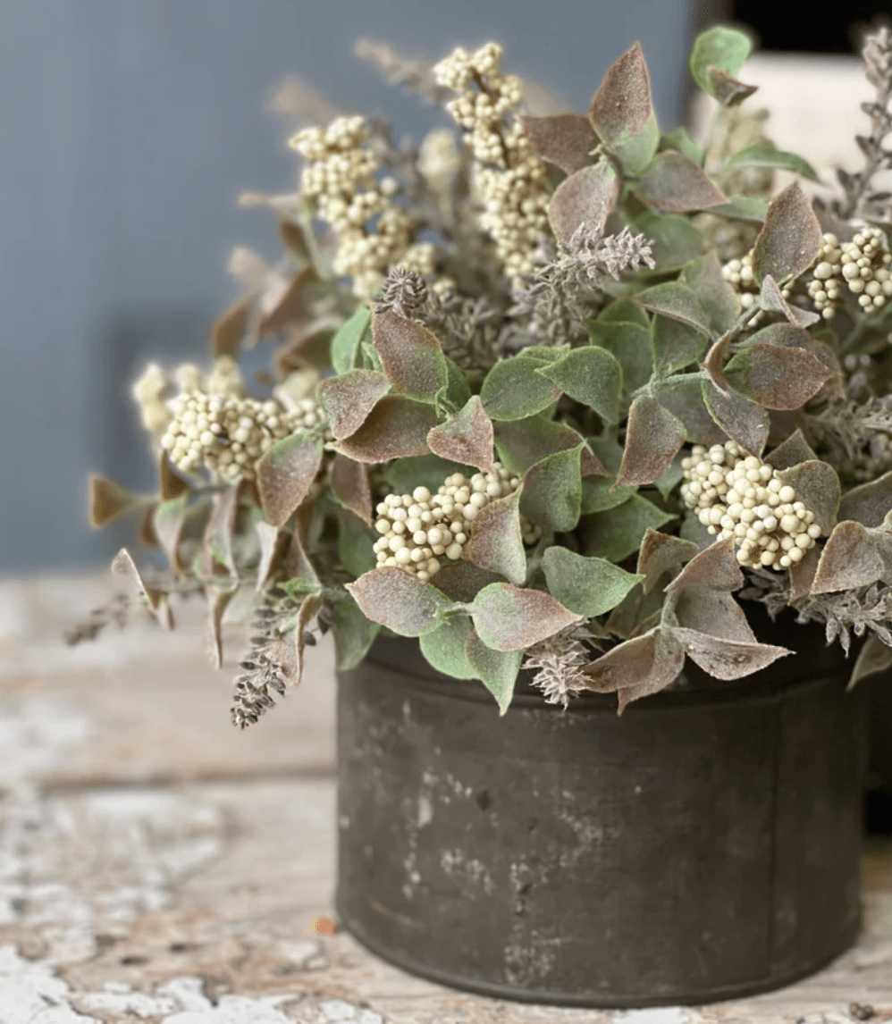 Cream Autumn Herbs Half Sphere