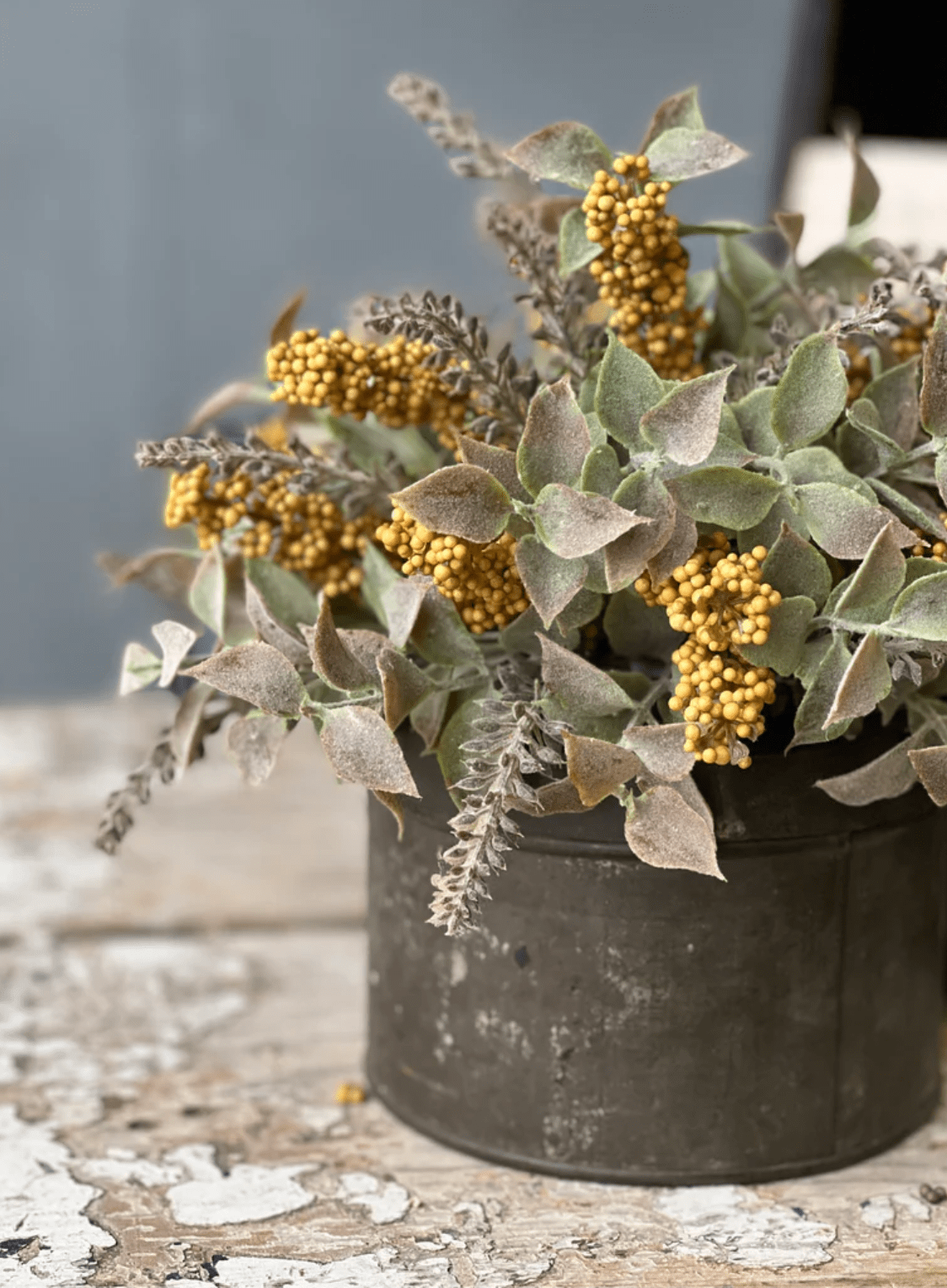 Mustard Autumn Herbs Half Sphere