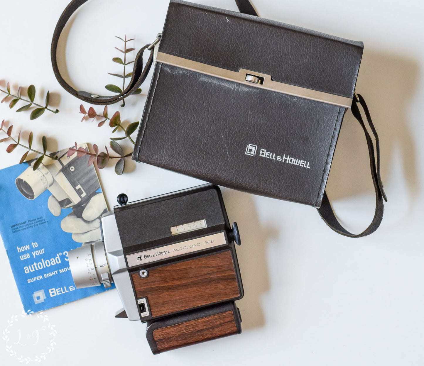 Vintage Super Eight Bell & Howell Video Camera with Bag