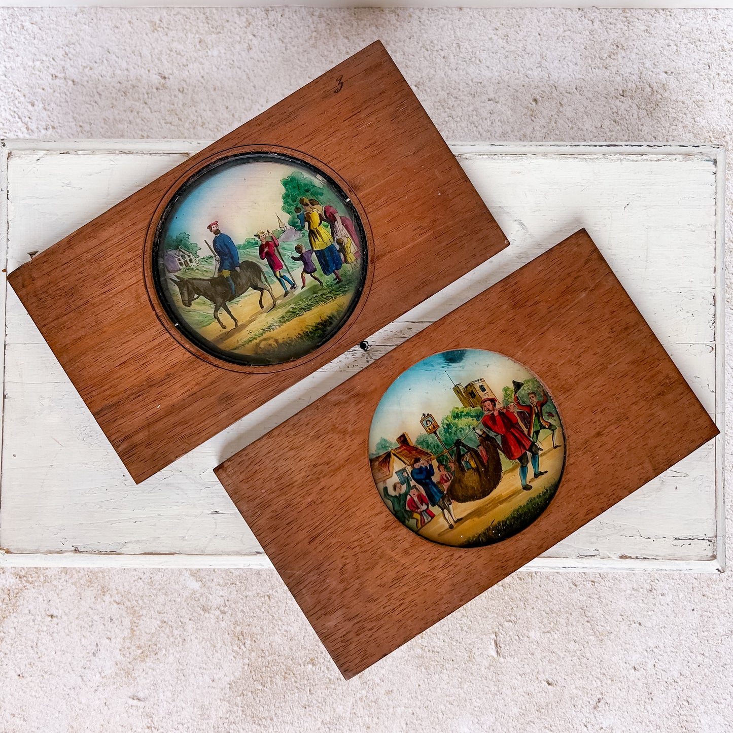 Antique Magic Lantern Slides