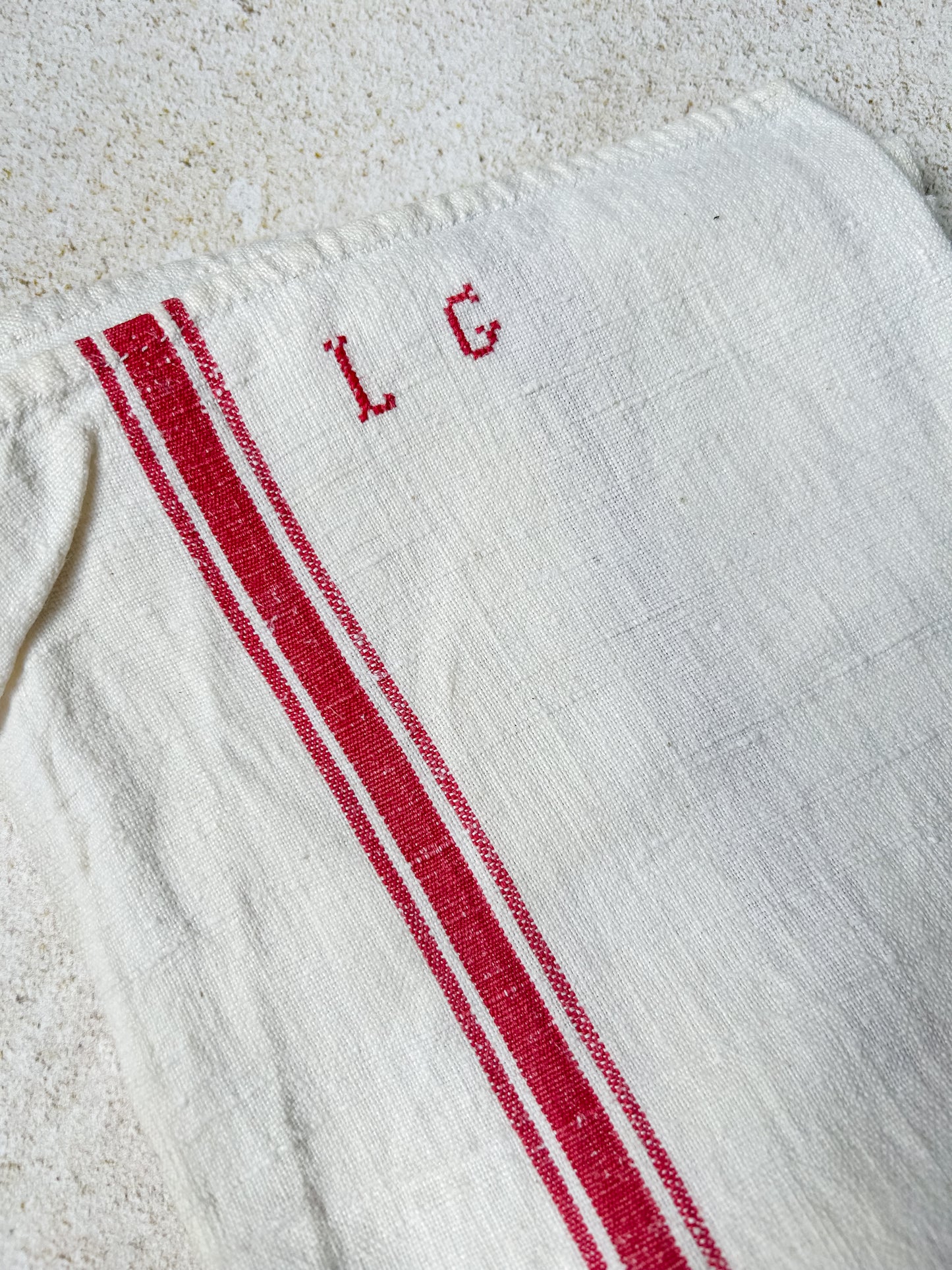 Vintage French Linen Tea Towels