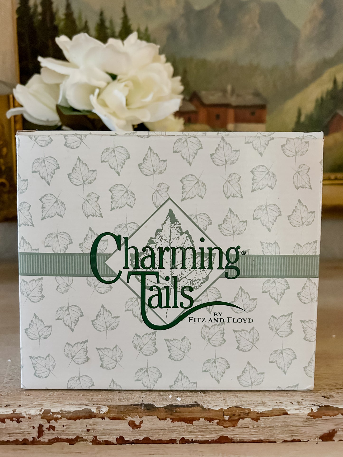 Charming Tails Figurine "Merry Christmas From Our House to Yours"