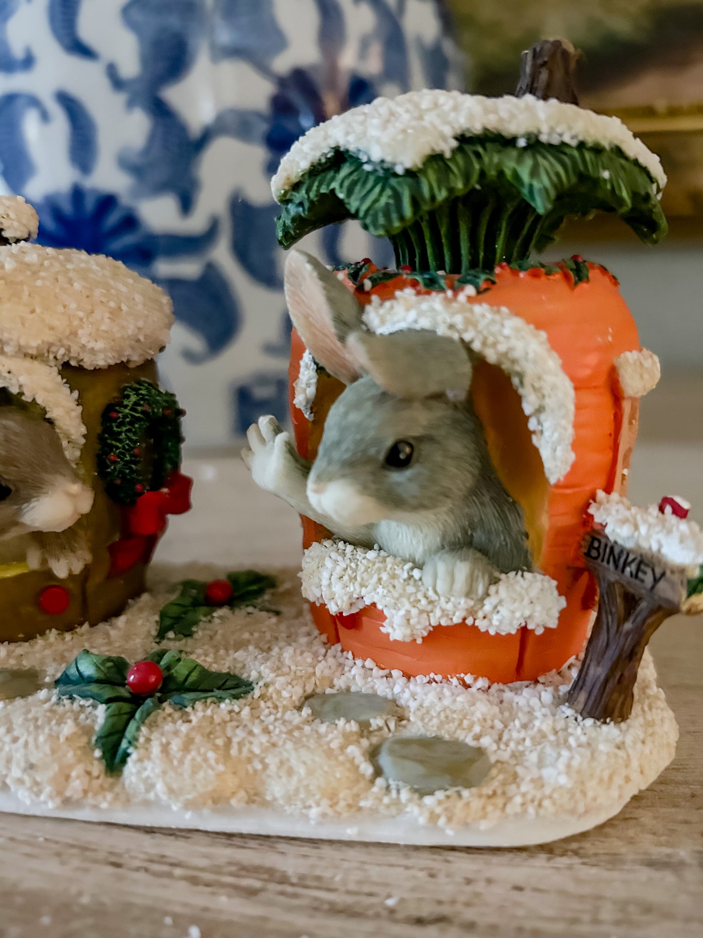 Charming Tails Figurine "Merry Christmas From Our House to Yours"