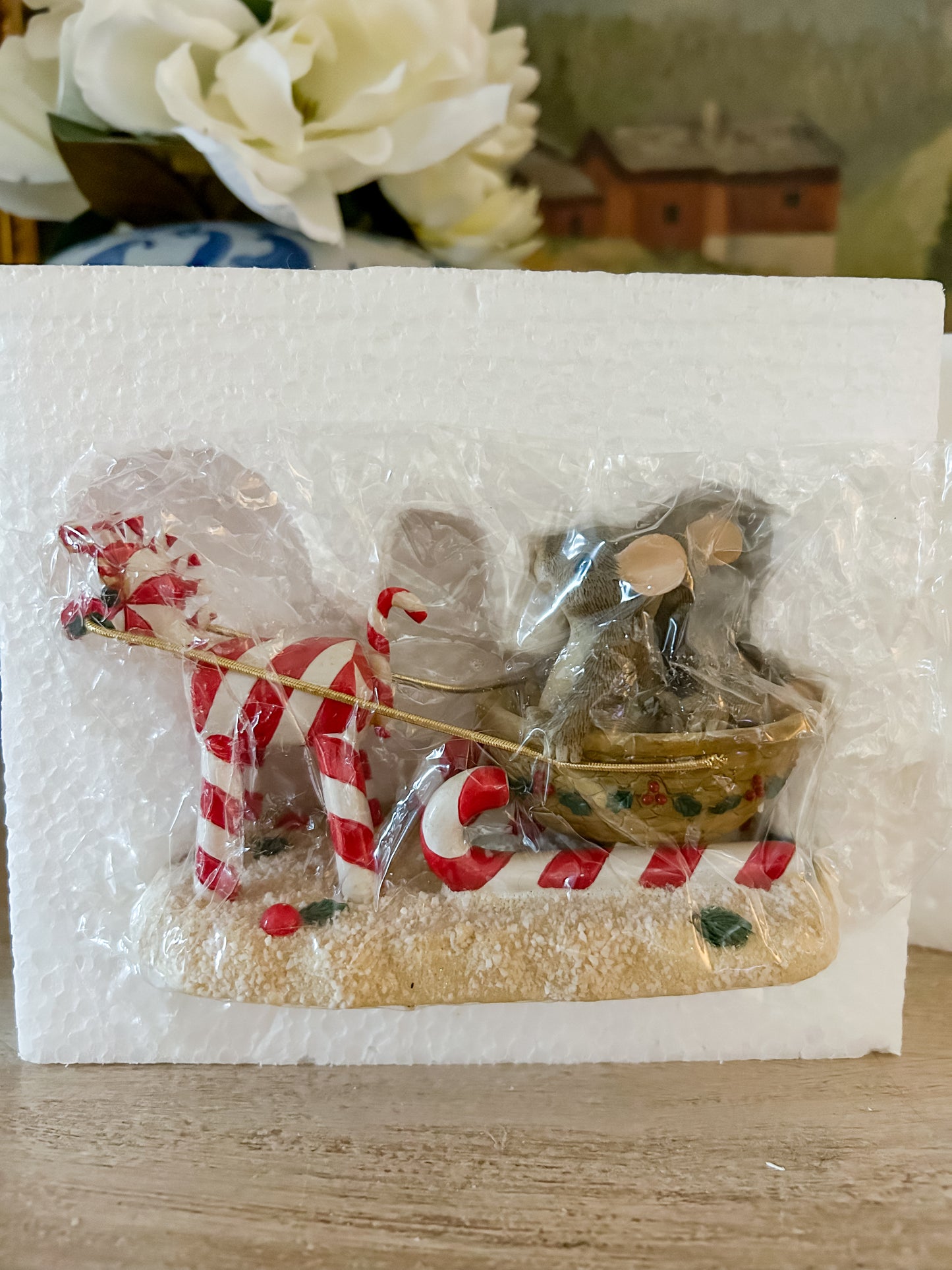 Charming Tails Figurine "Sleigh Ride Sweeties" LIMITED