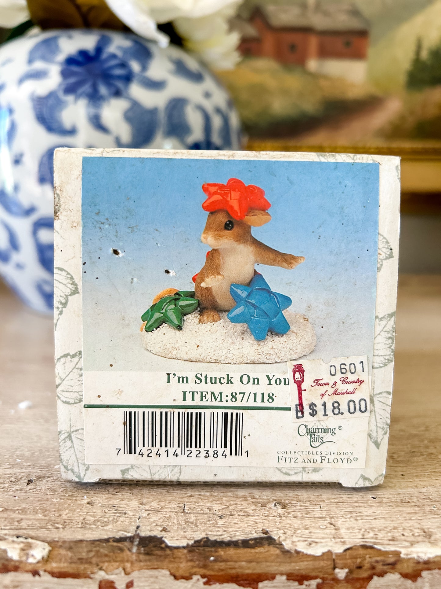 Charming Tails Figurine "I'm Stuck on You"