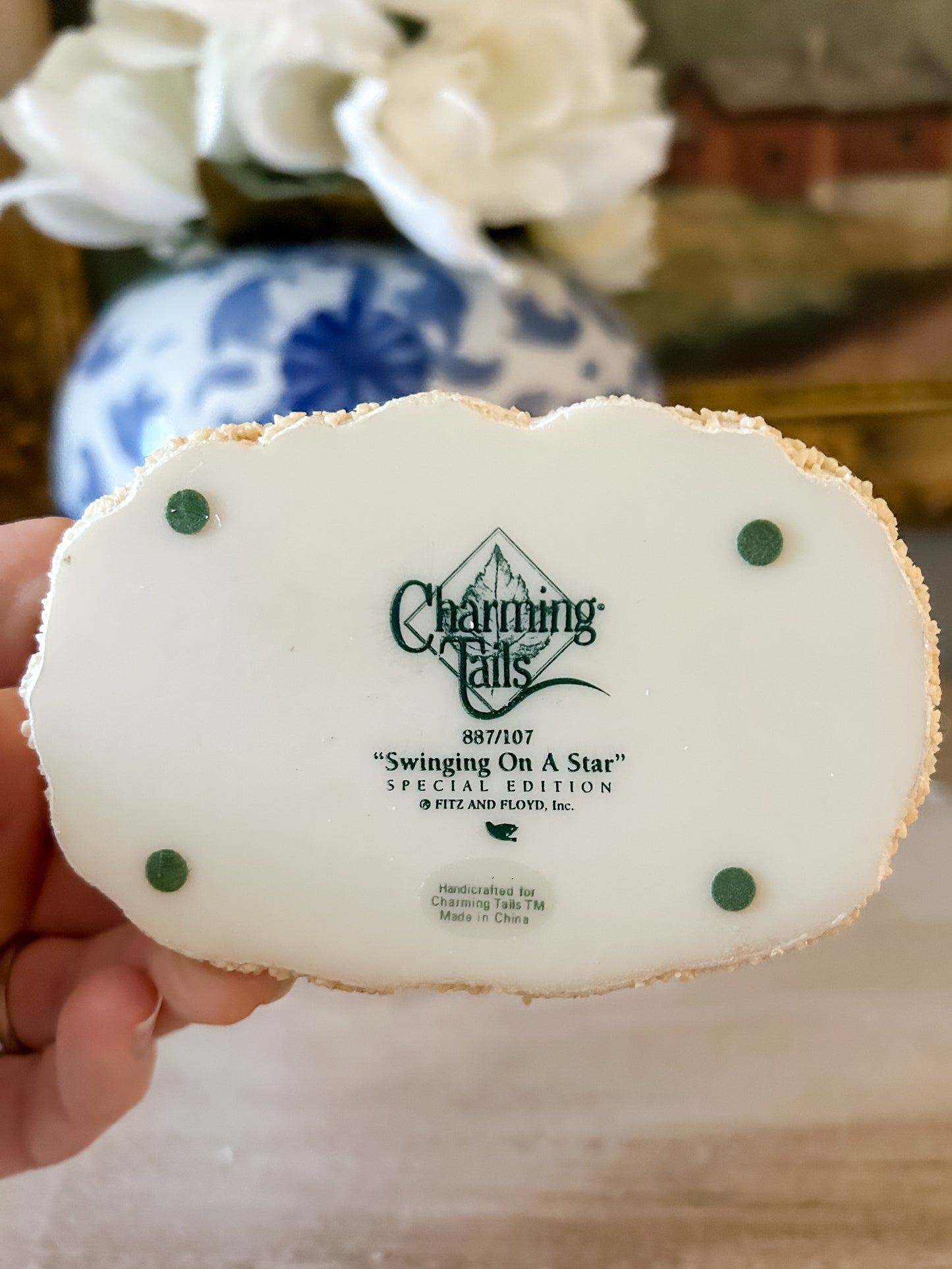 Charming Tails Figurine "Swinging on a Star"