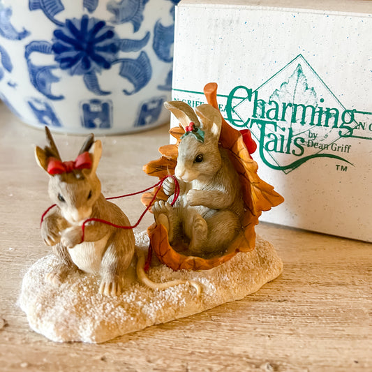 Charming Tails Figurine "Sleigh Ride" LIMITED