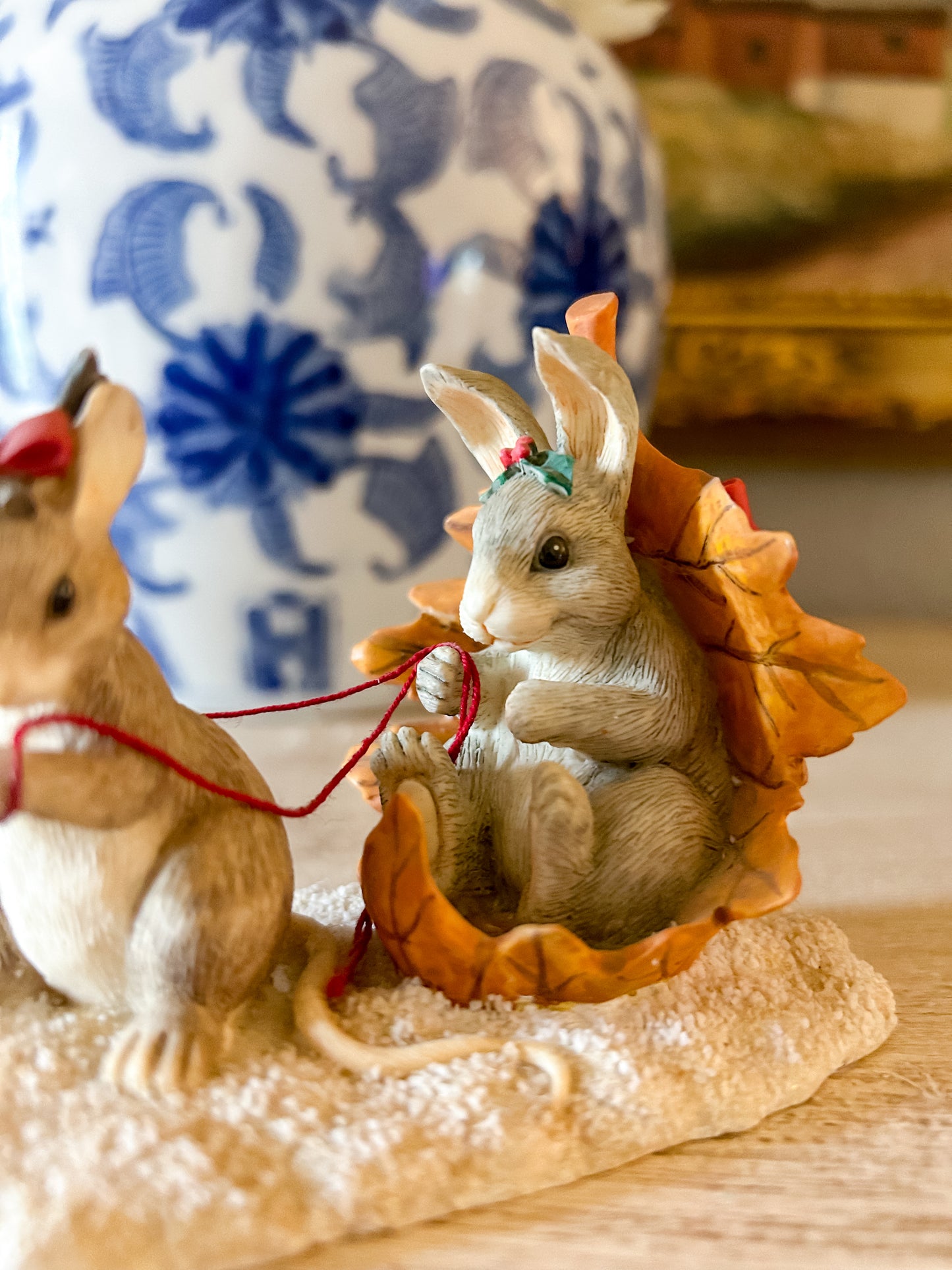 Charming Tails Figurine "Sleigh Ride" LIMITED