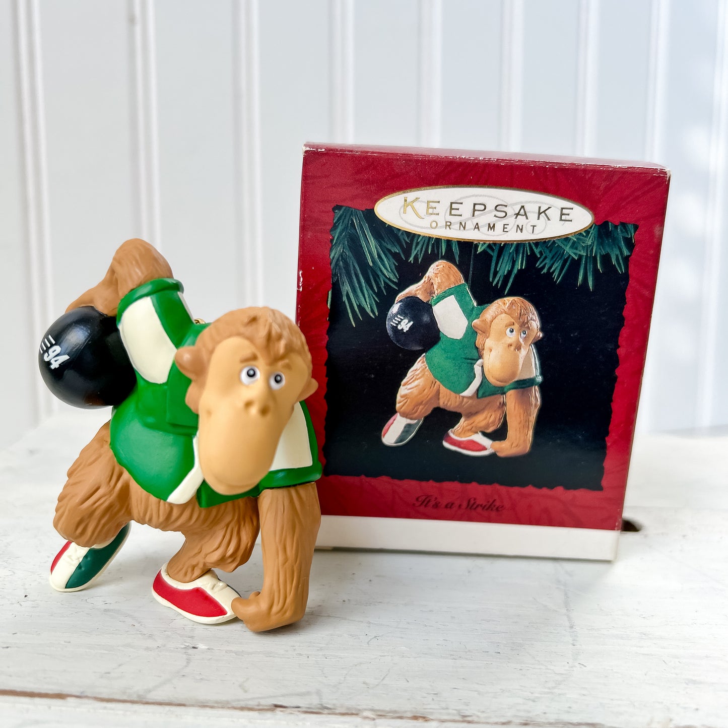 Vintage 1994  Hallmark Ornament "It's a Strike"