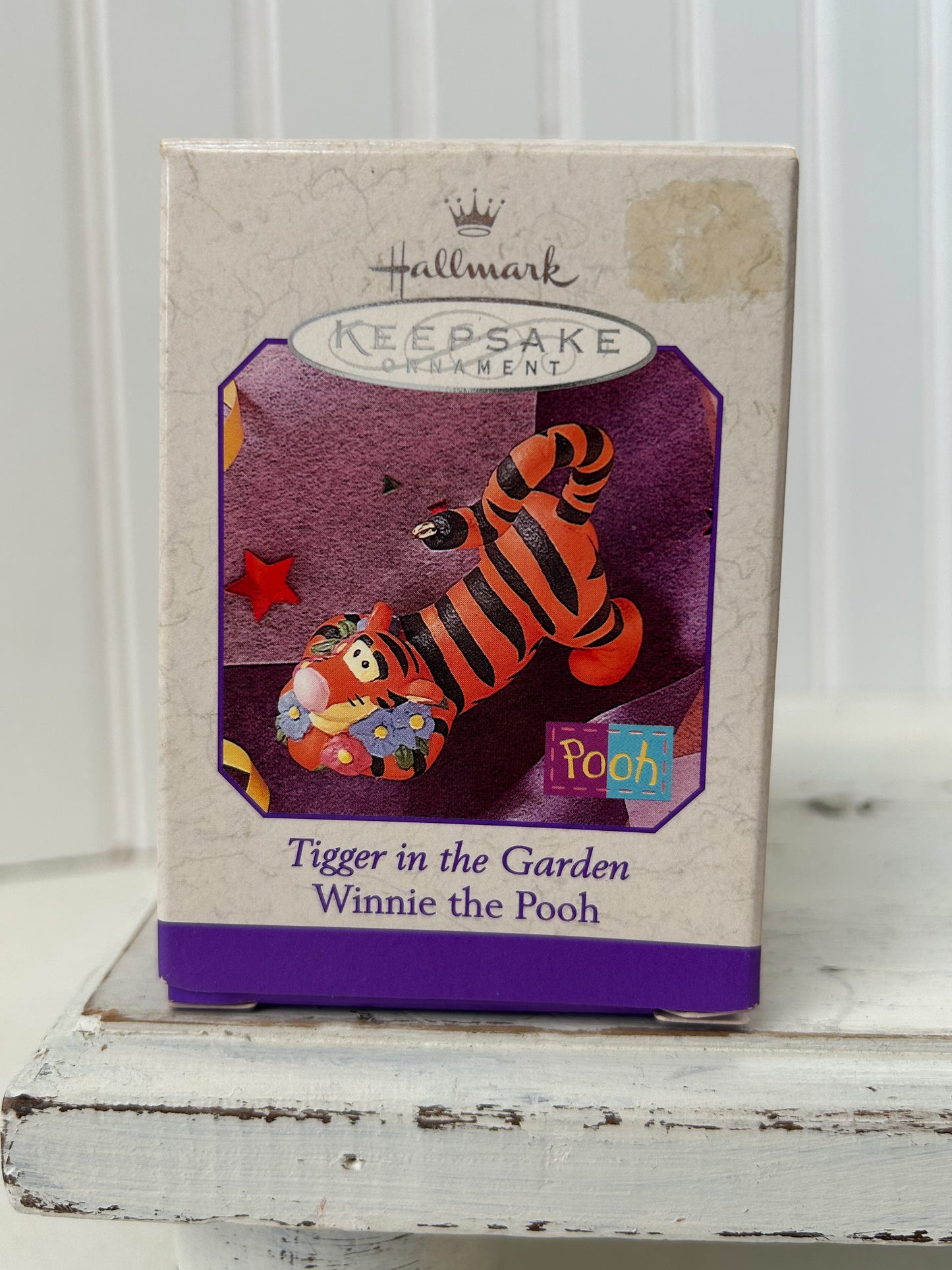 Vintage 1998 Hallmark Ornament "Tigger in the Garden"