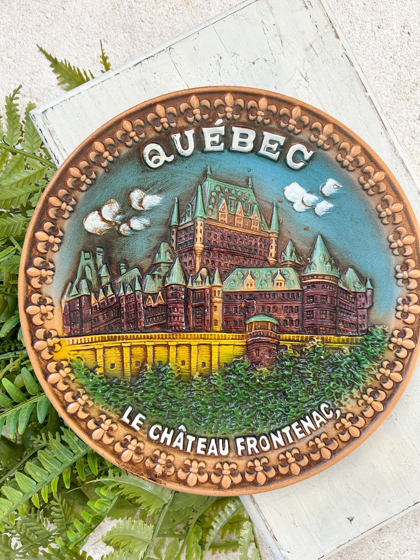 Quebec Travel Souvenir Plate