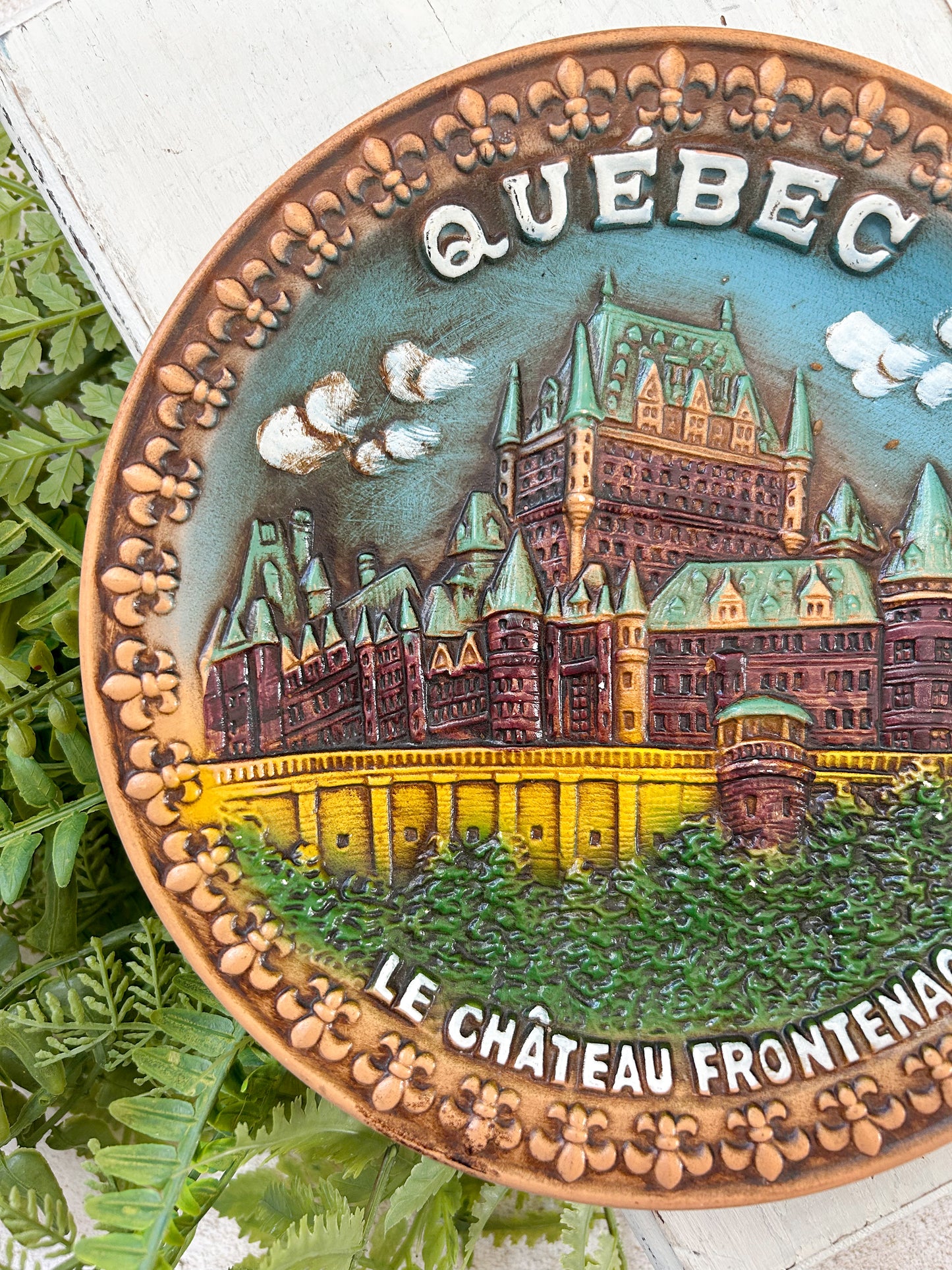 Quebec Travel Souvenir Plate