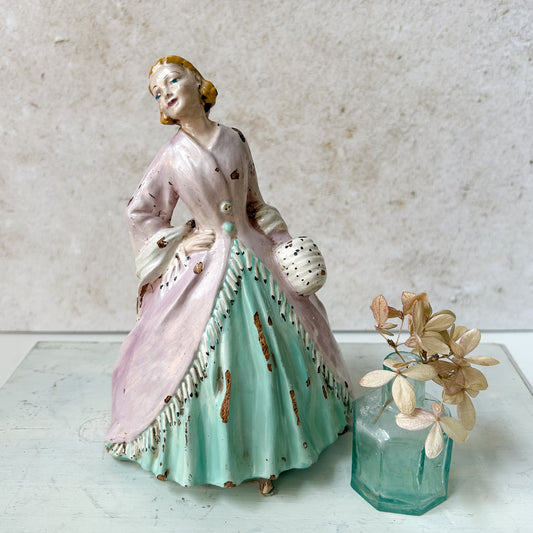 Vintage Chalkware Lady