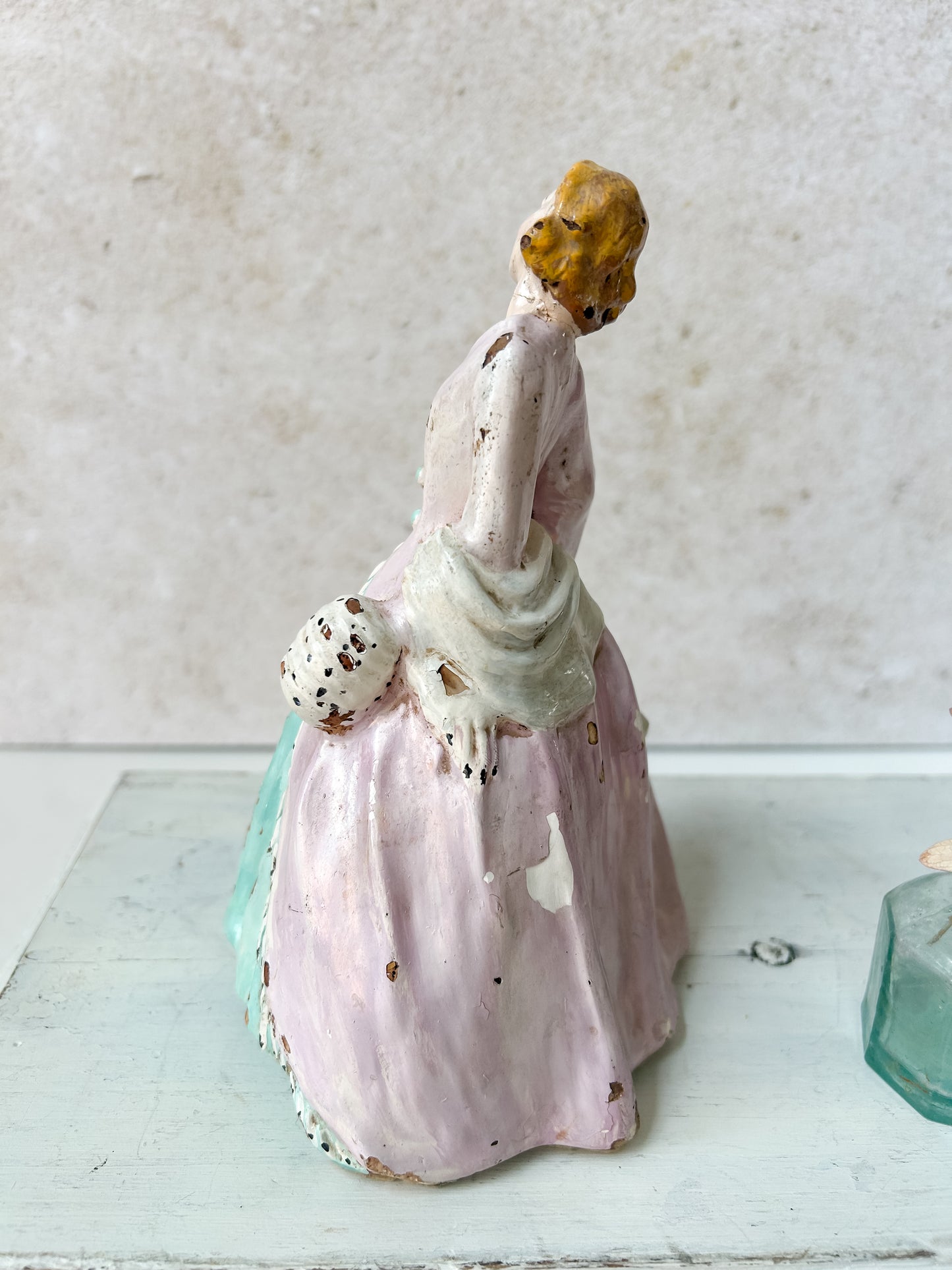 Vintage Chalkware Lady