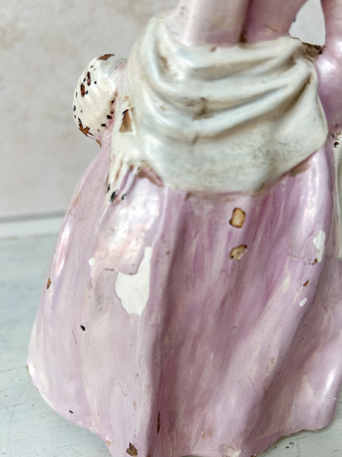 Vintage Chalkware Lady