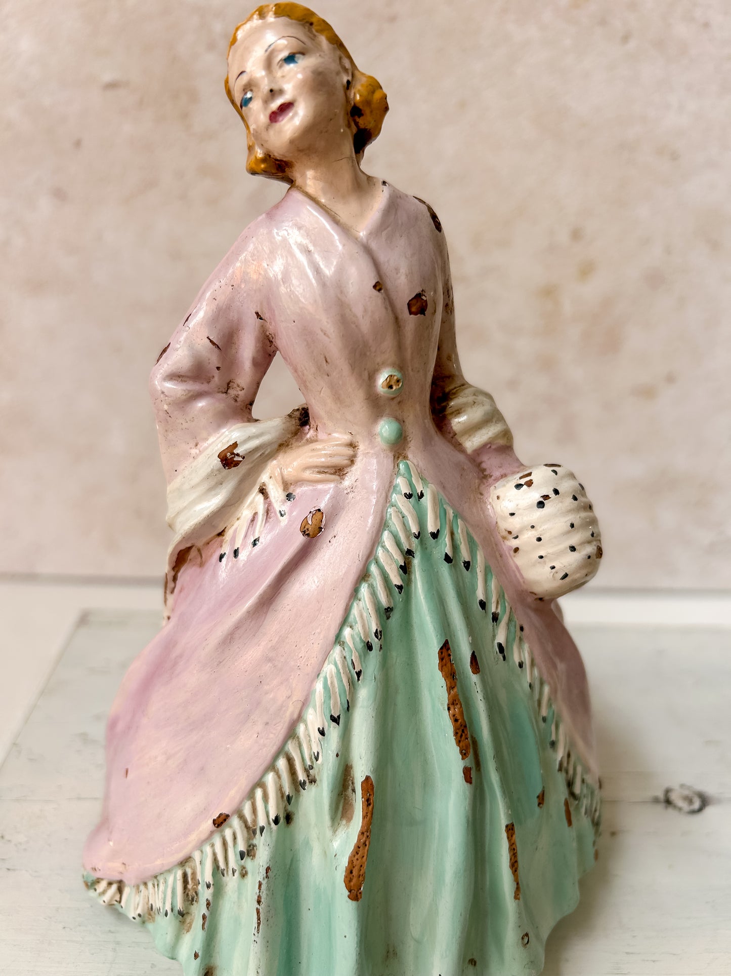 Vintage Chalkware Lady