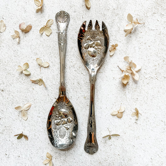Vintage Silverplate Serving Set