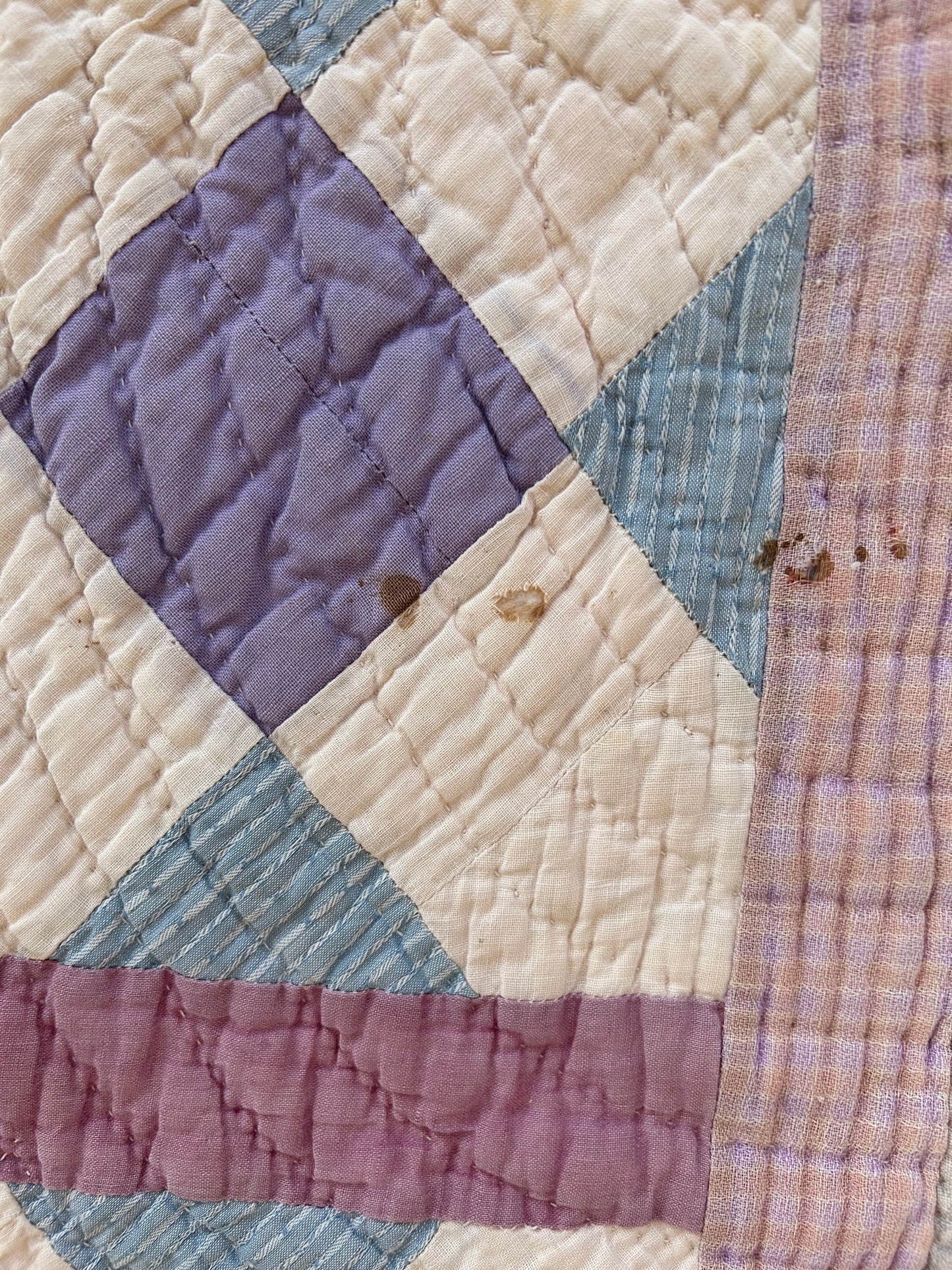 Heavy Antique Handstitched Quilt