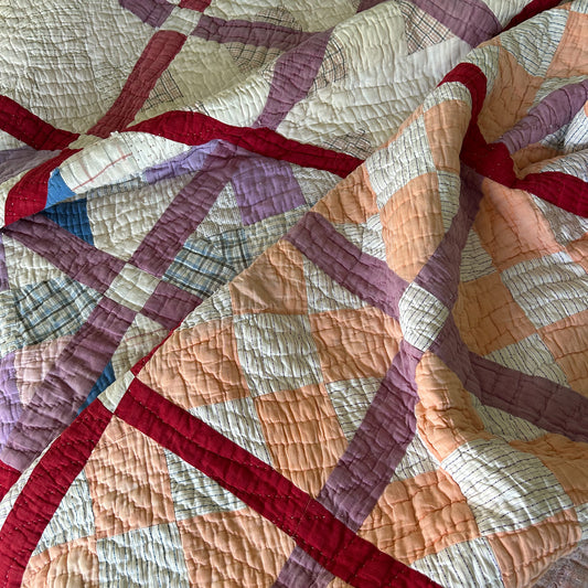 Heavy Antique Handstitched Quilt