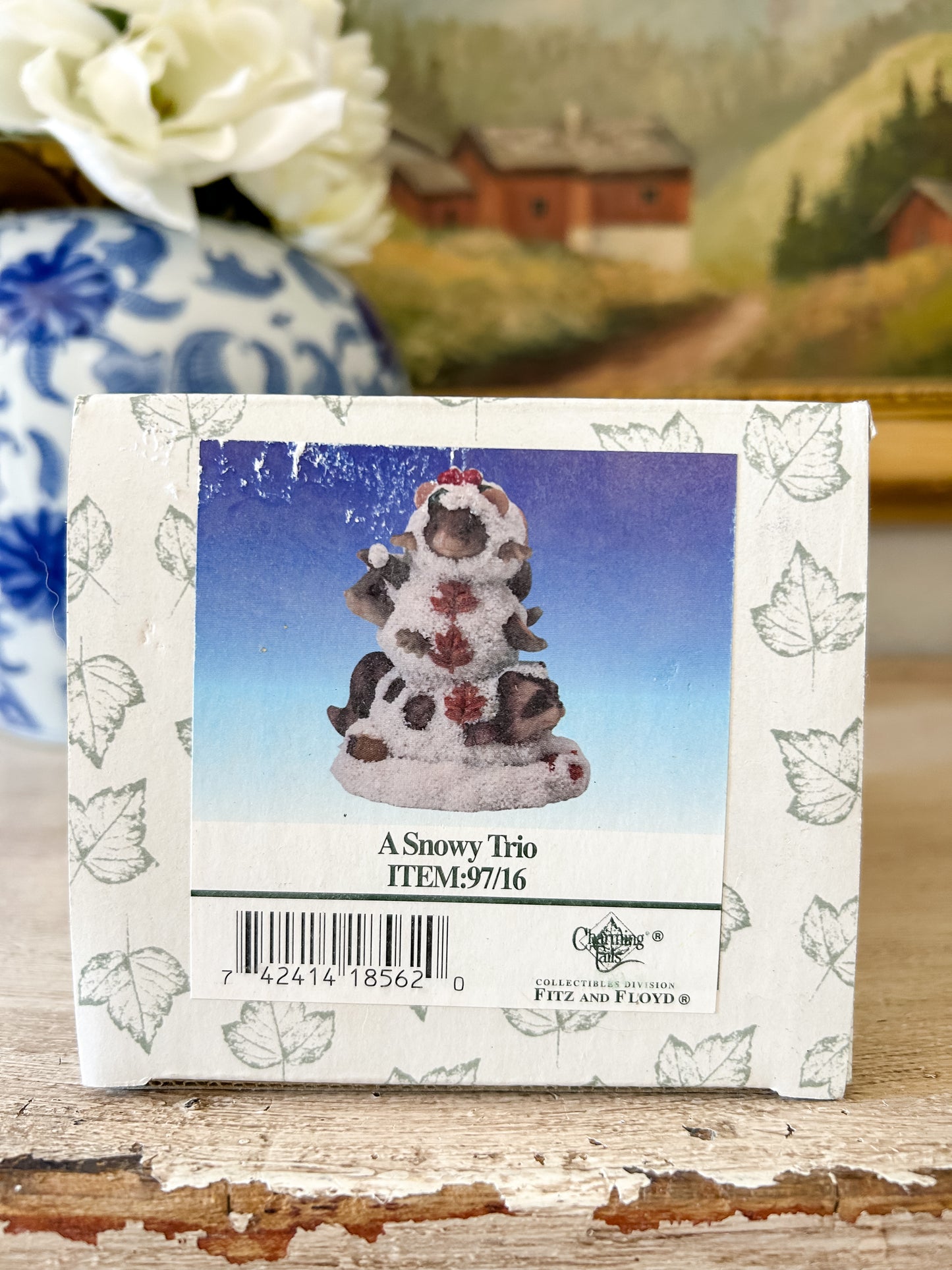 Charming Tails Figurine "A Snowy Trio"