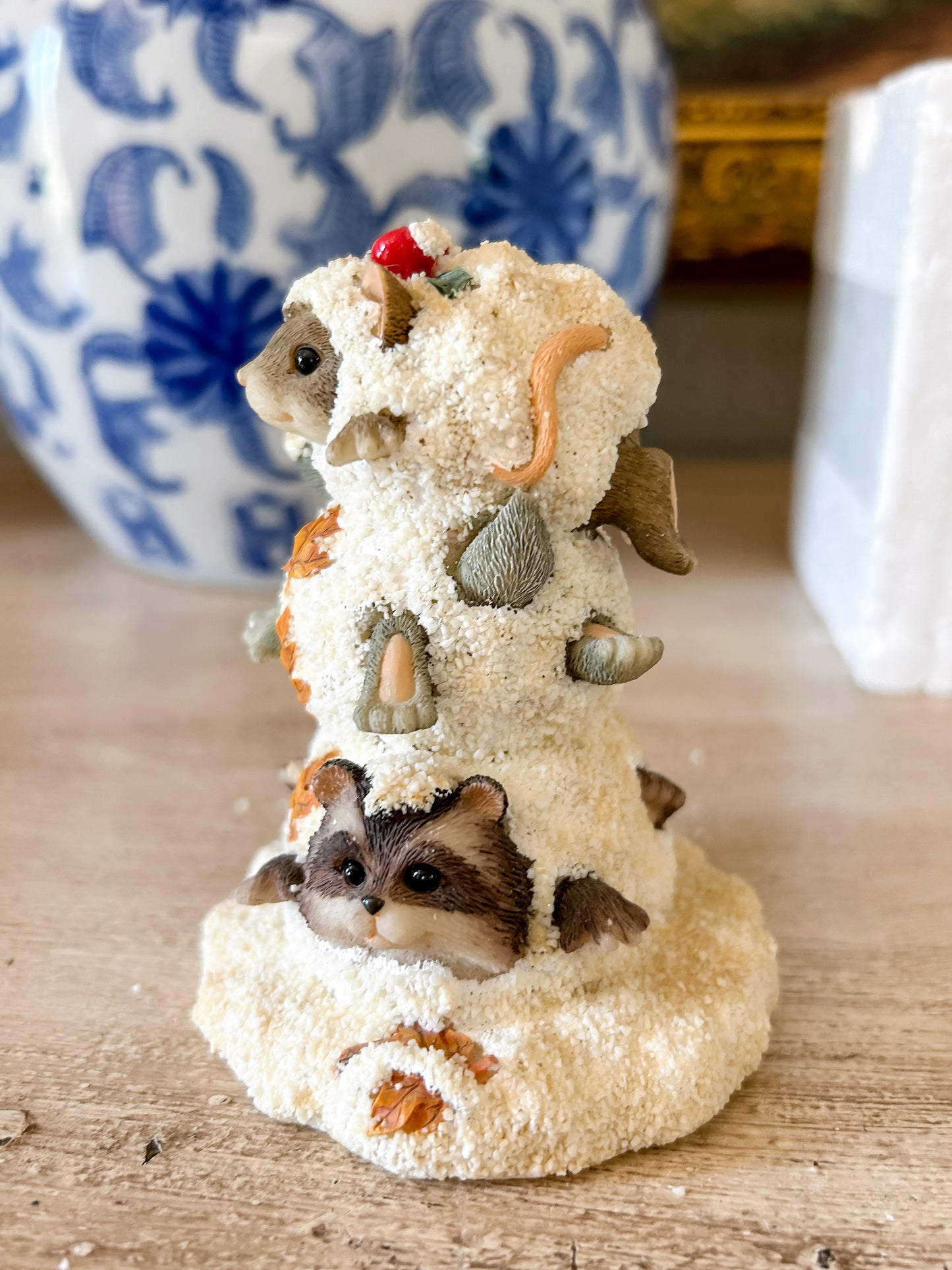 Charming Tails Figurine "A Snowy Trio"
