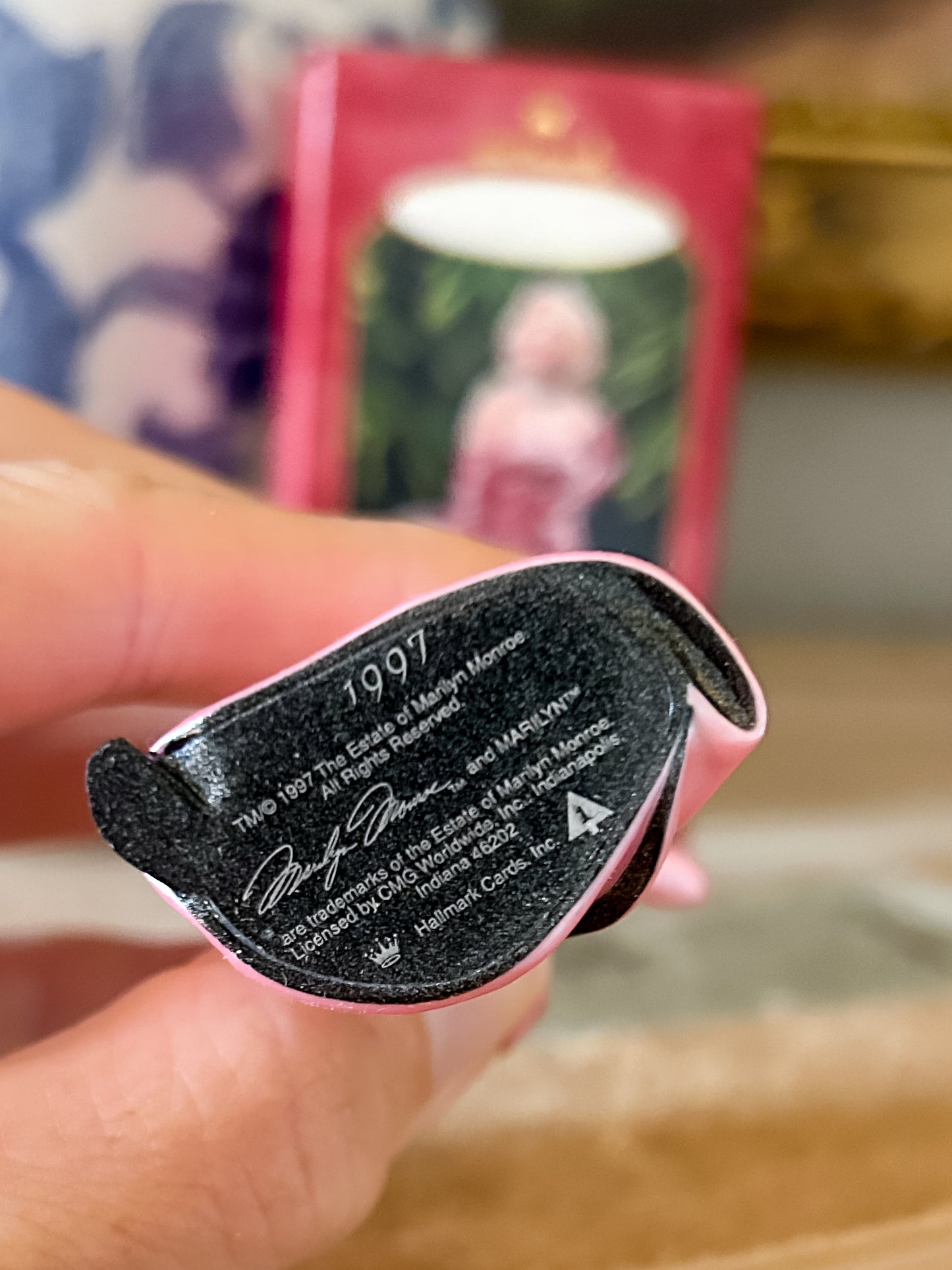 1997 Marilyn Monroe Hallmark Ornament