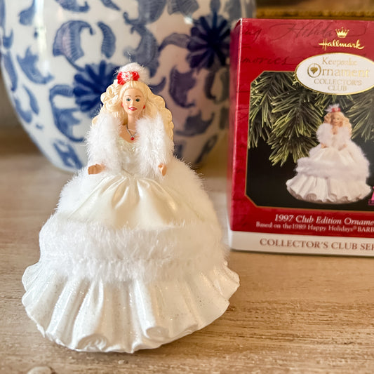 1997 Club Edition Holiday Barbie Hallmark Ornament