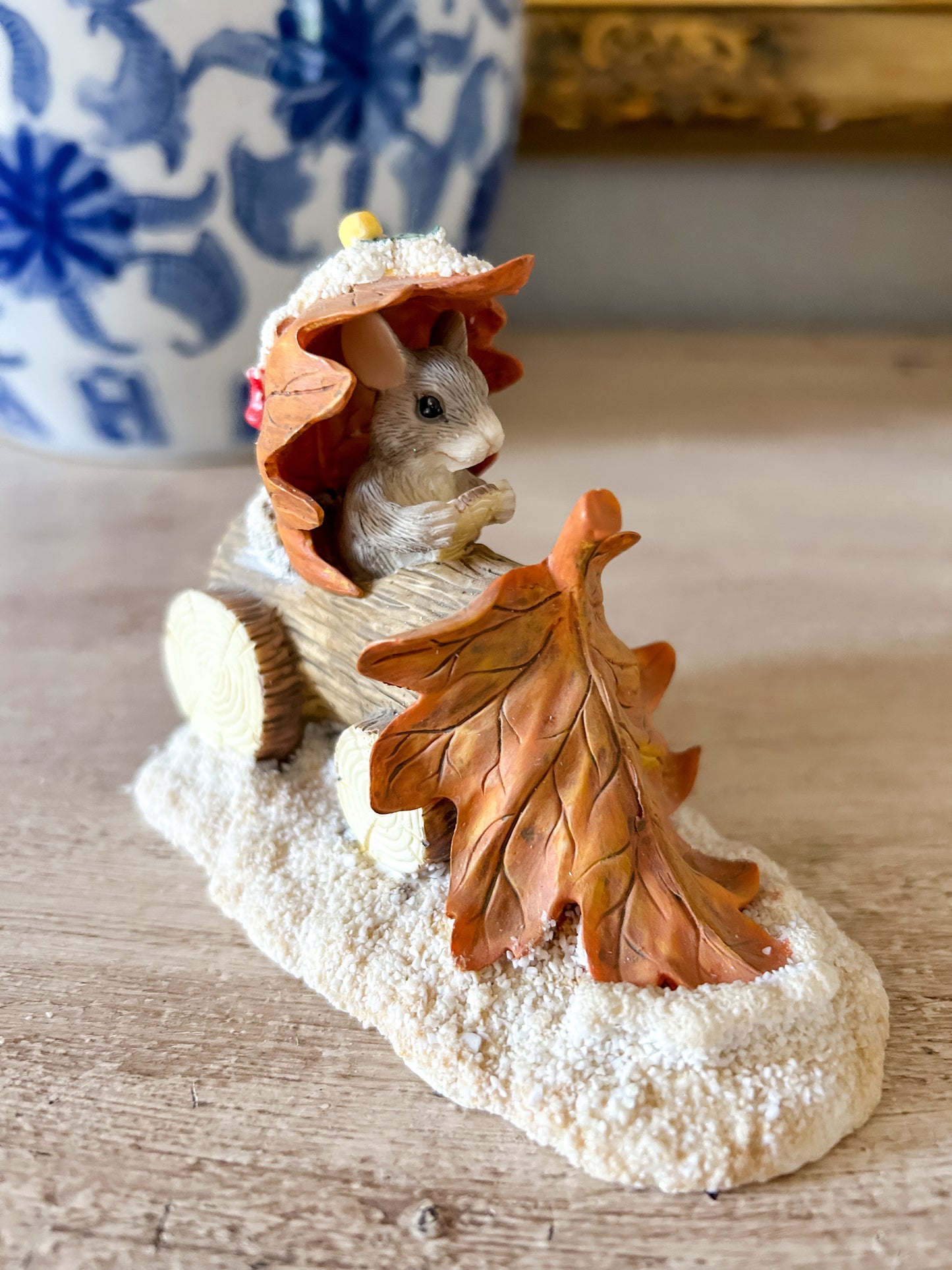 Charming Tails Figurine "Snow Plow"