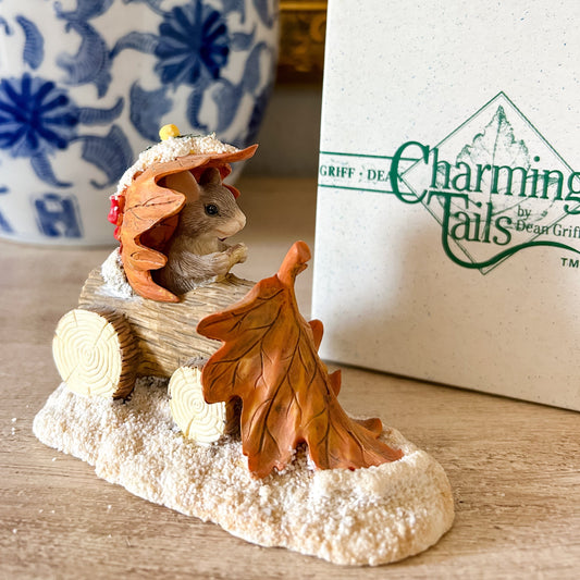 Charming Tails Figurine "Snow Plow"