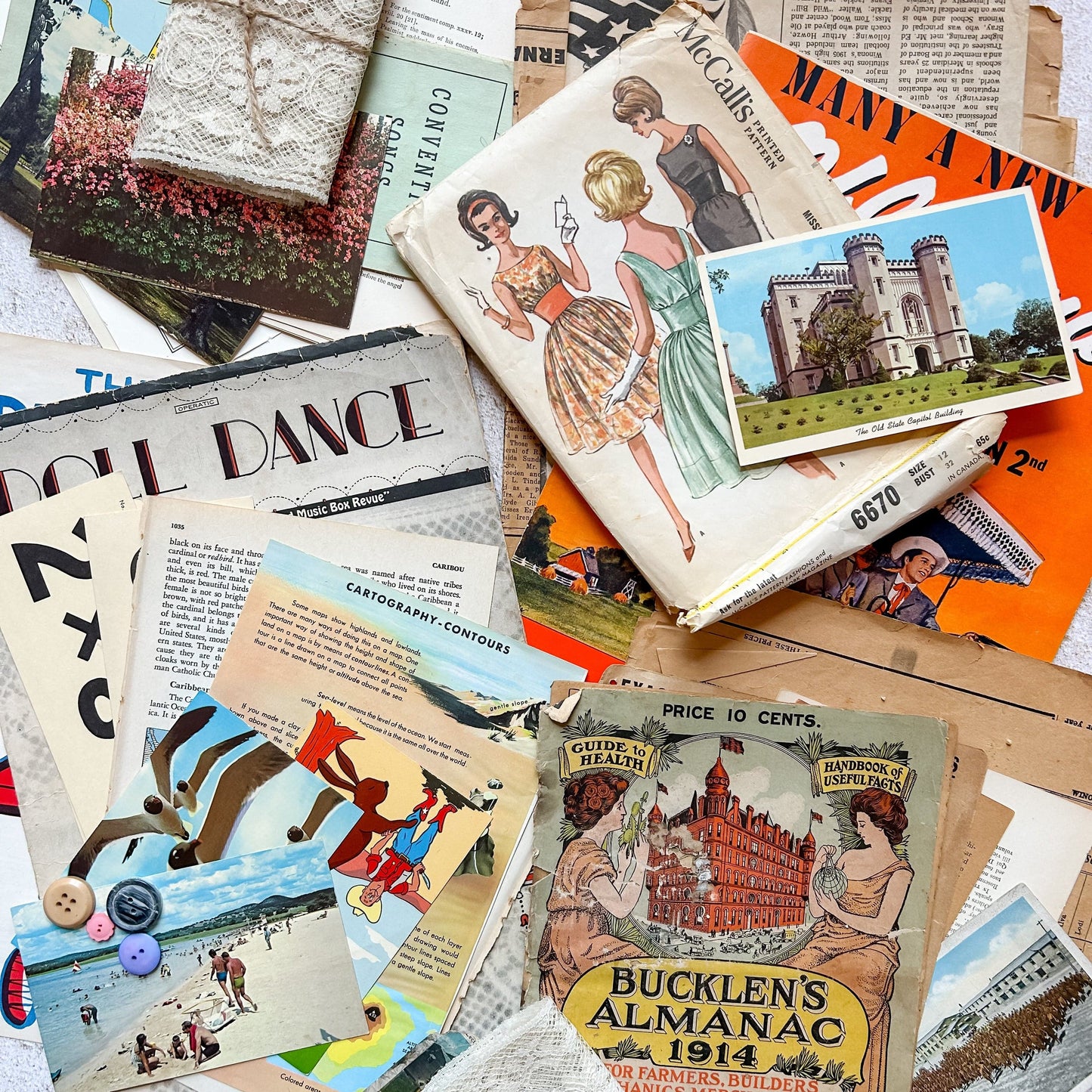 Vintage Ephemera Packs