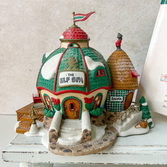 Dept 56 North Pole Series "The Elf Spa"