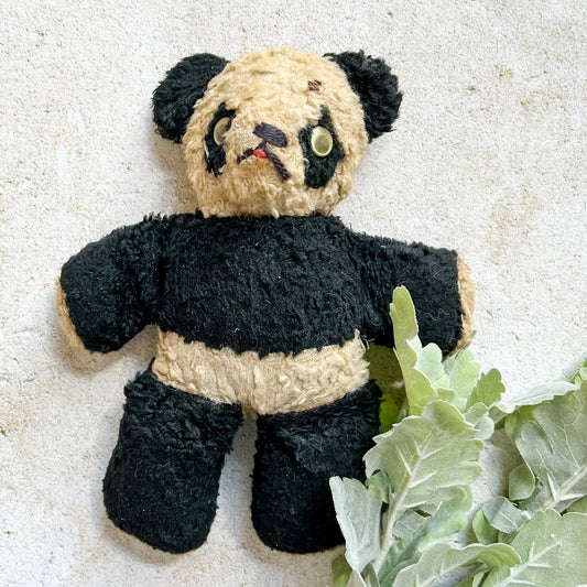 Vintage Small Stuffed Panda