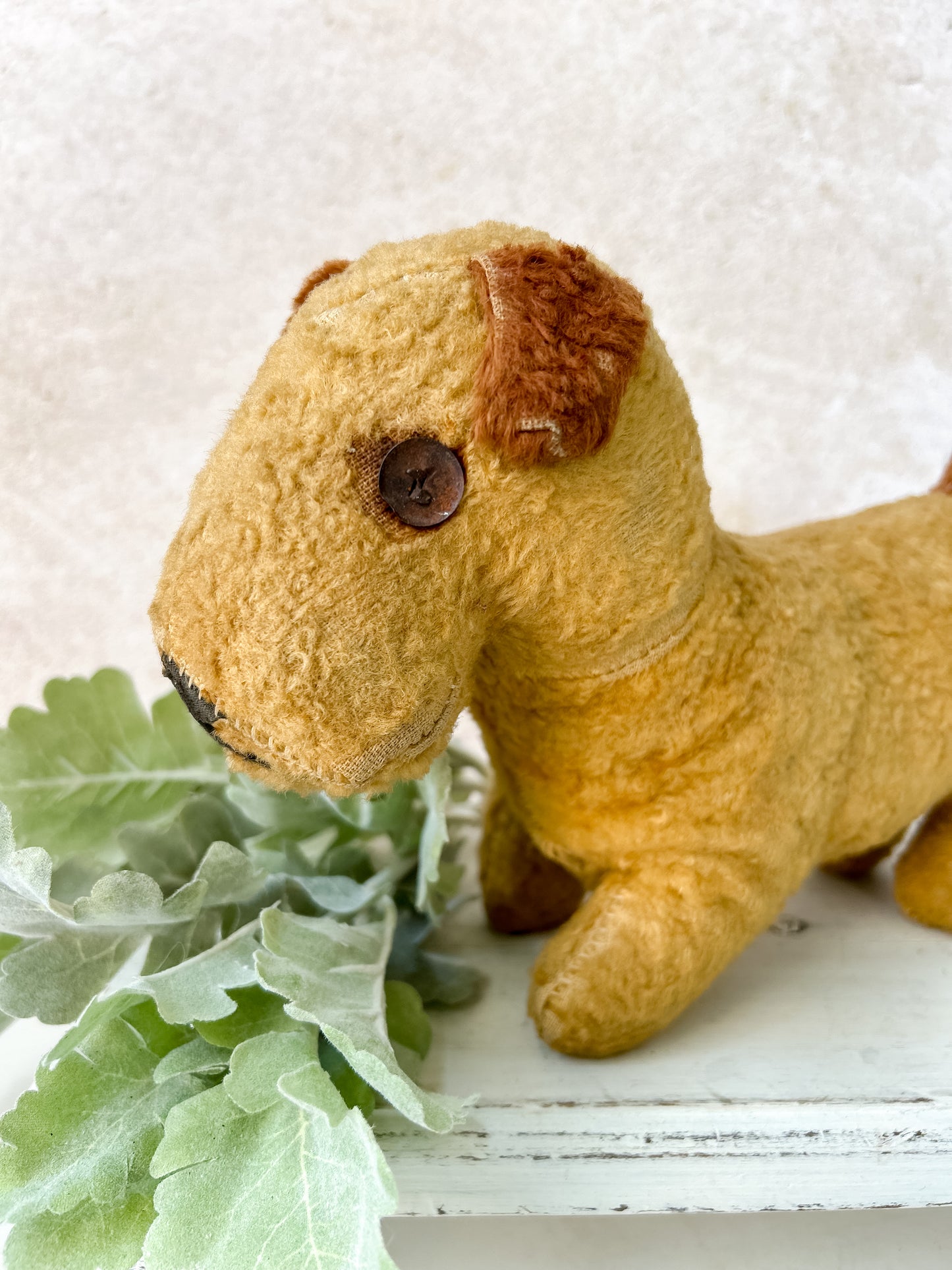 Vintage Stuffed Terrier Dog
