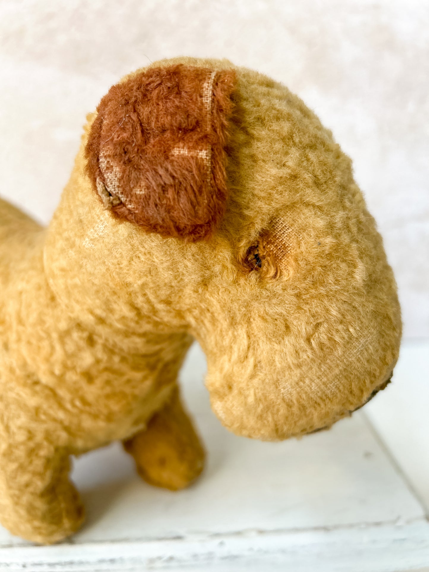 Vintage Stuffed Terrier Dog