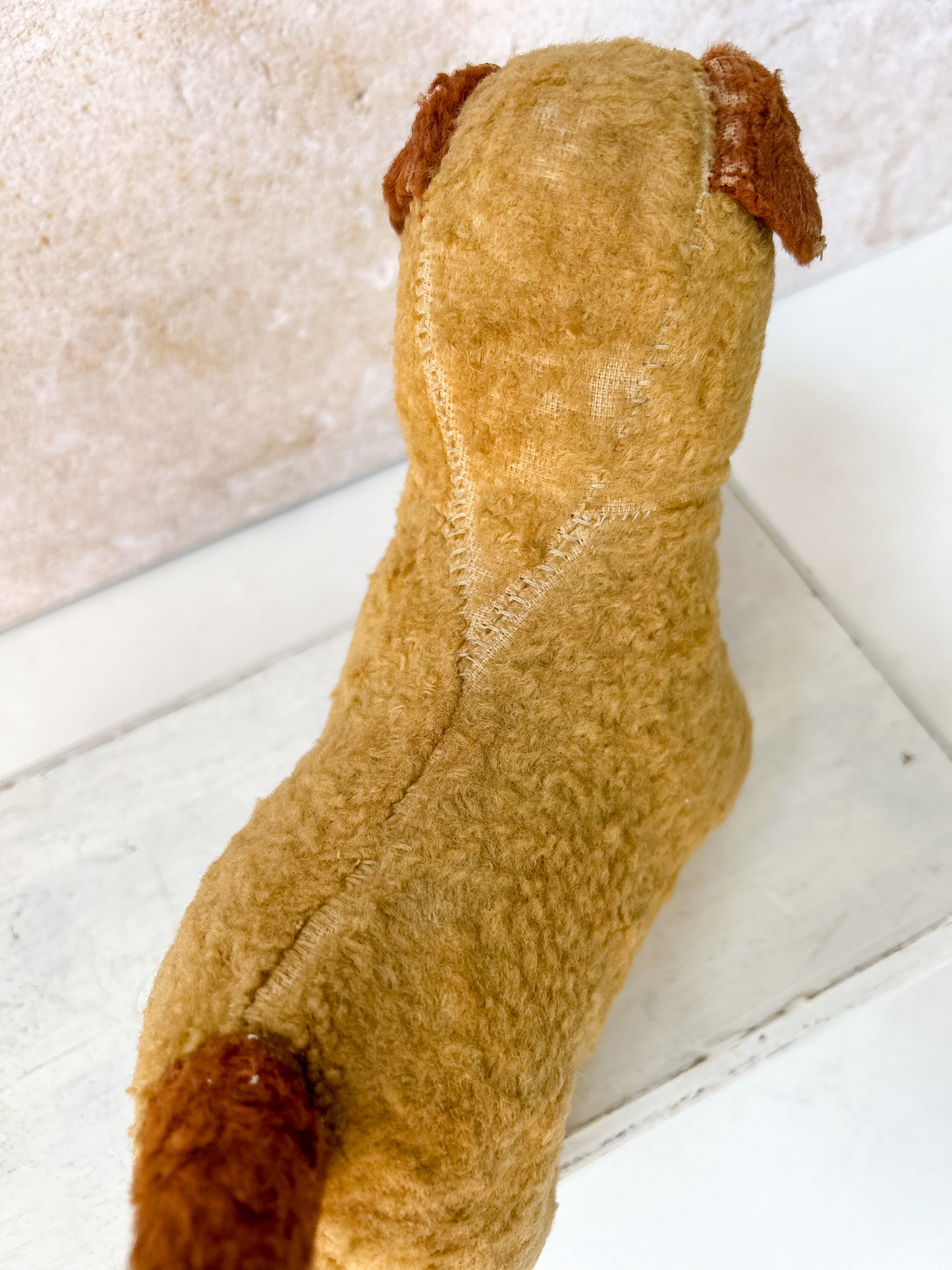 Vintage Stuffed Terrier Dog