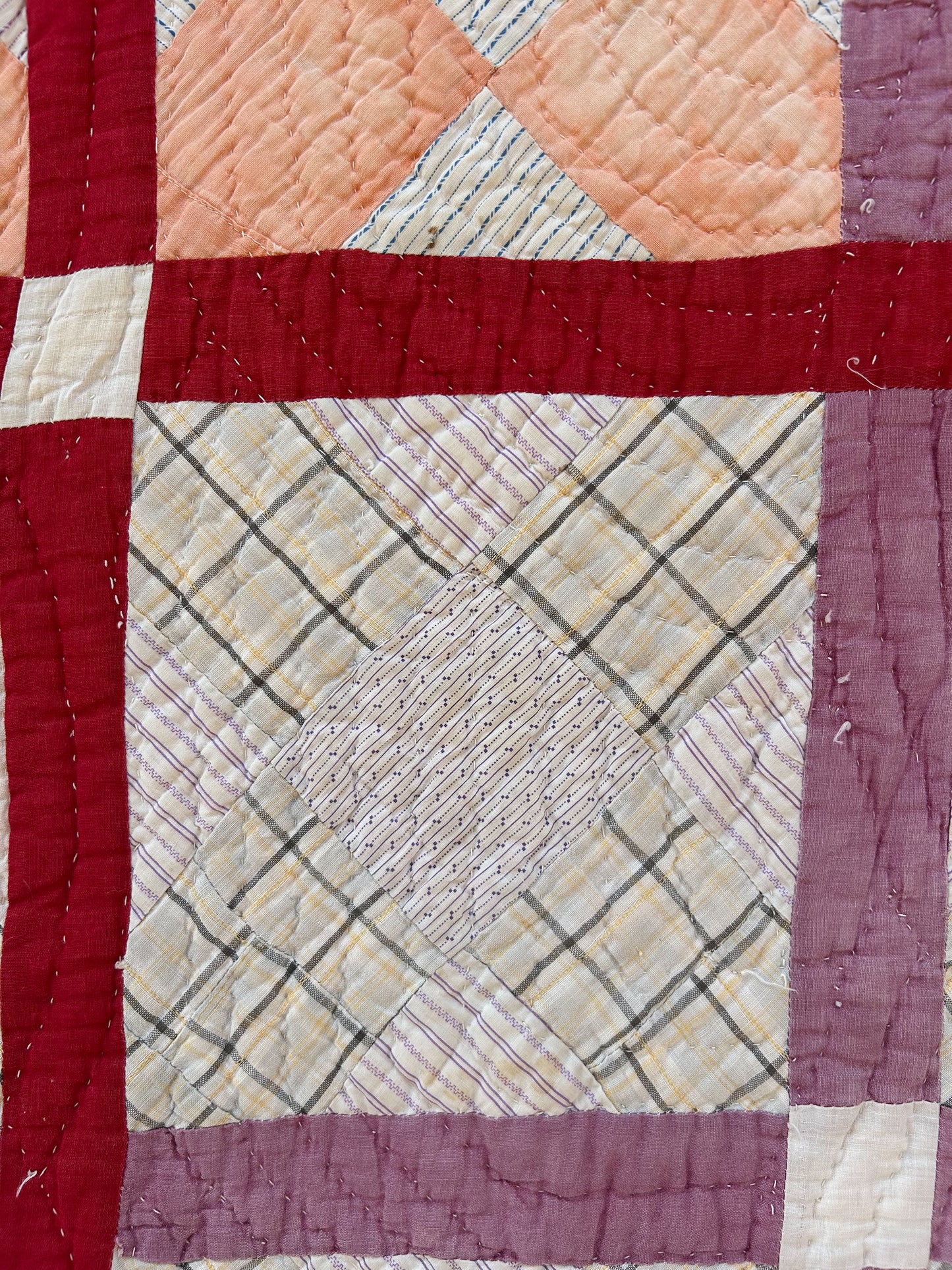 Heavy Antique Handstitched Quilt