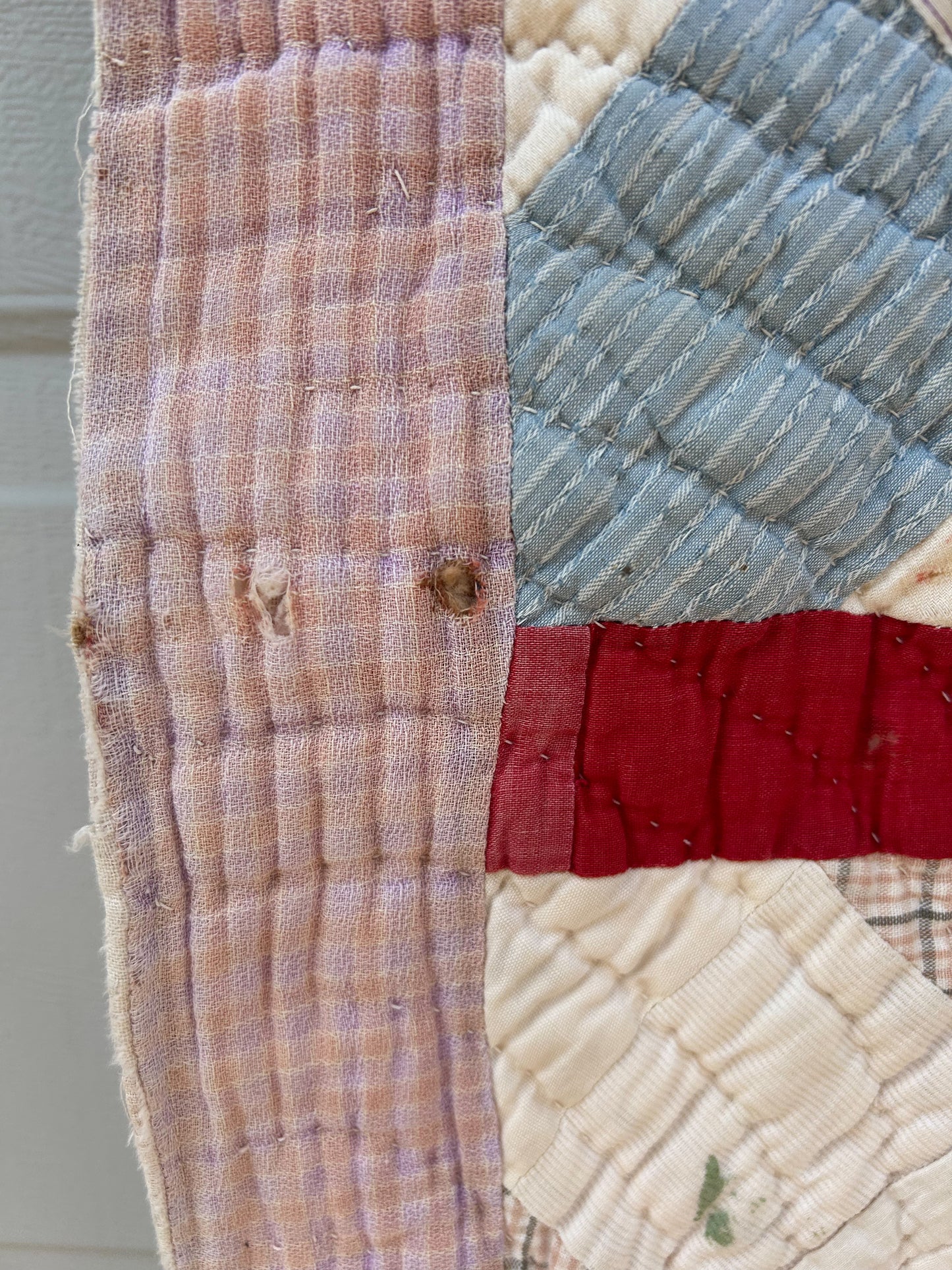 Heavy Antique Handstitched Quilt