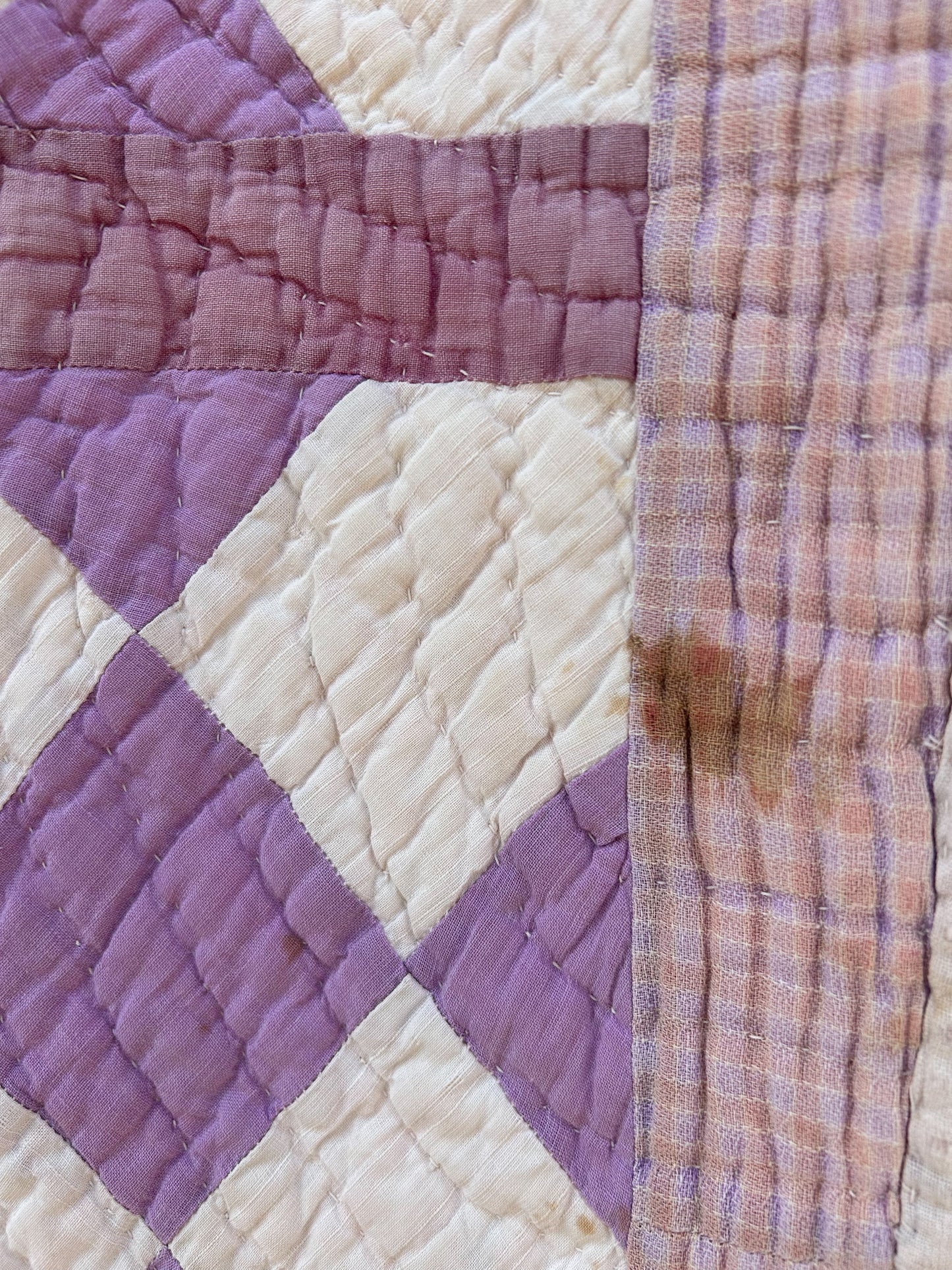 Heavy Antique Handstitched Quilt