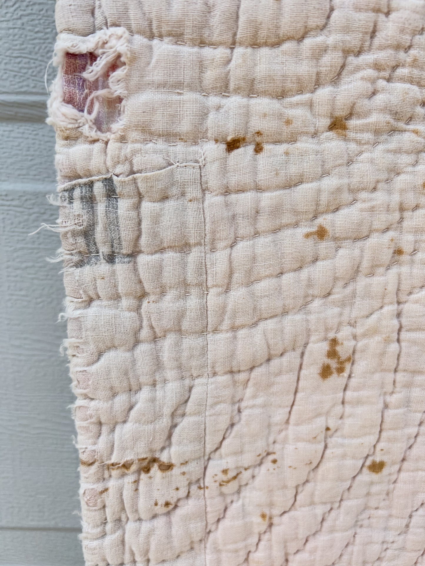 Heavy Antique Handstitched Quilt