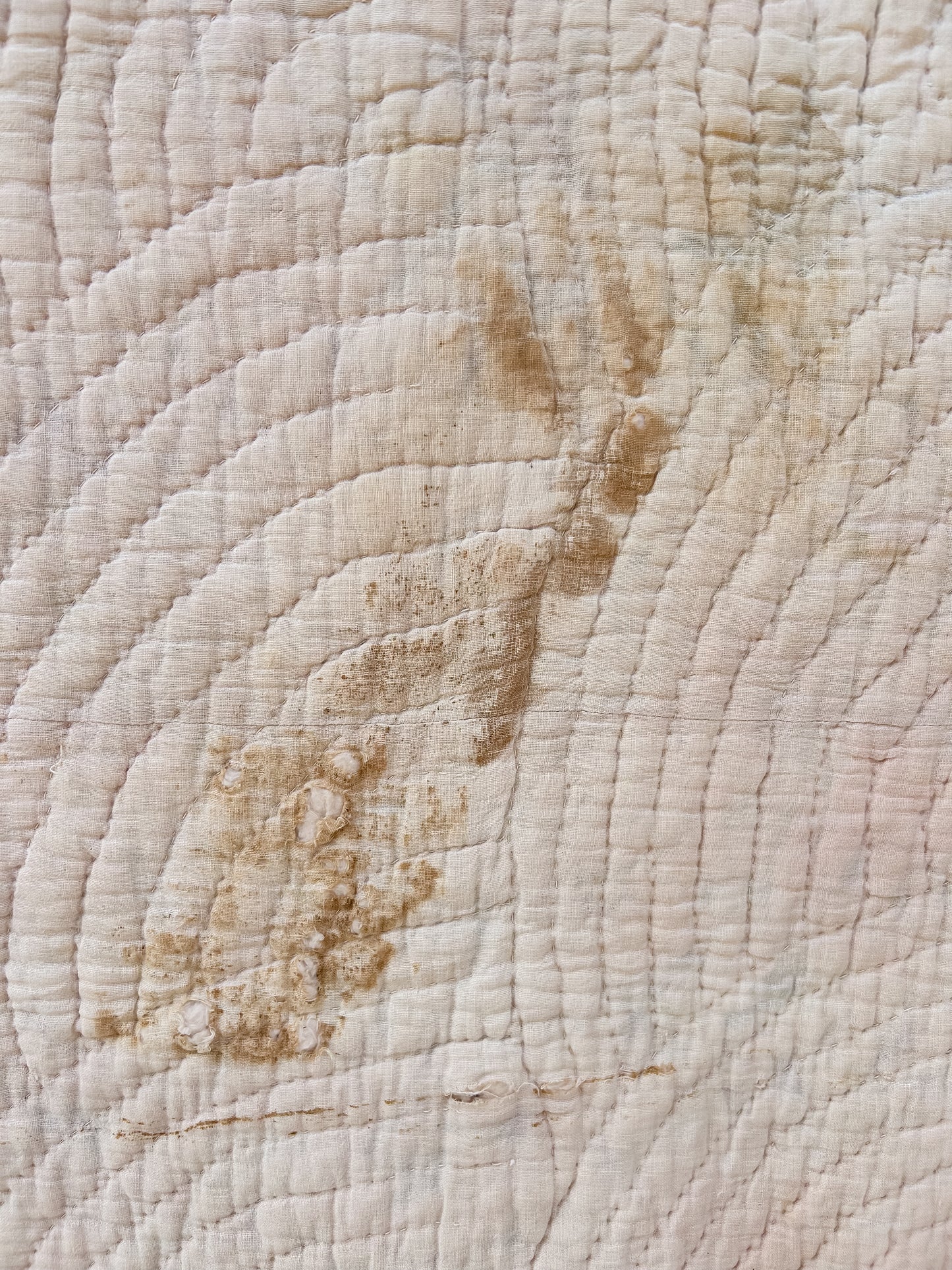 Heavy Antique Handstitched Quilt