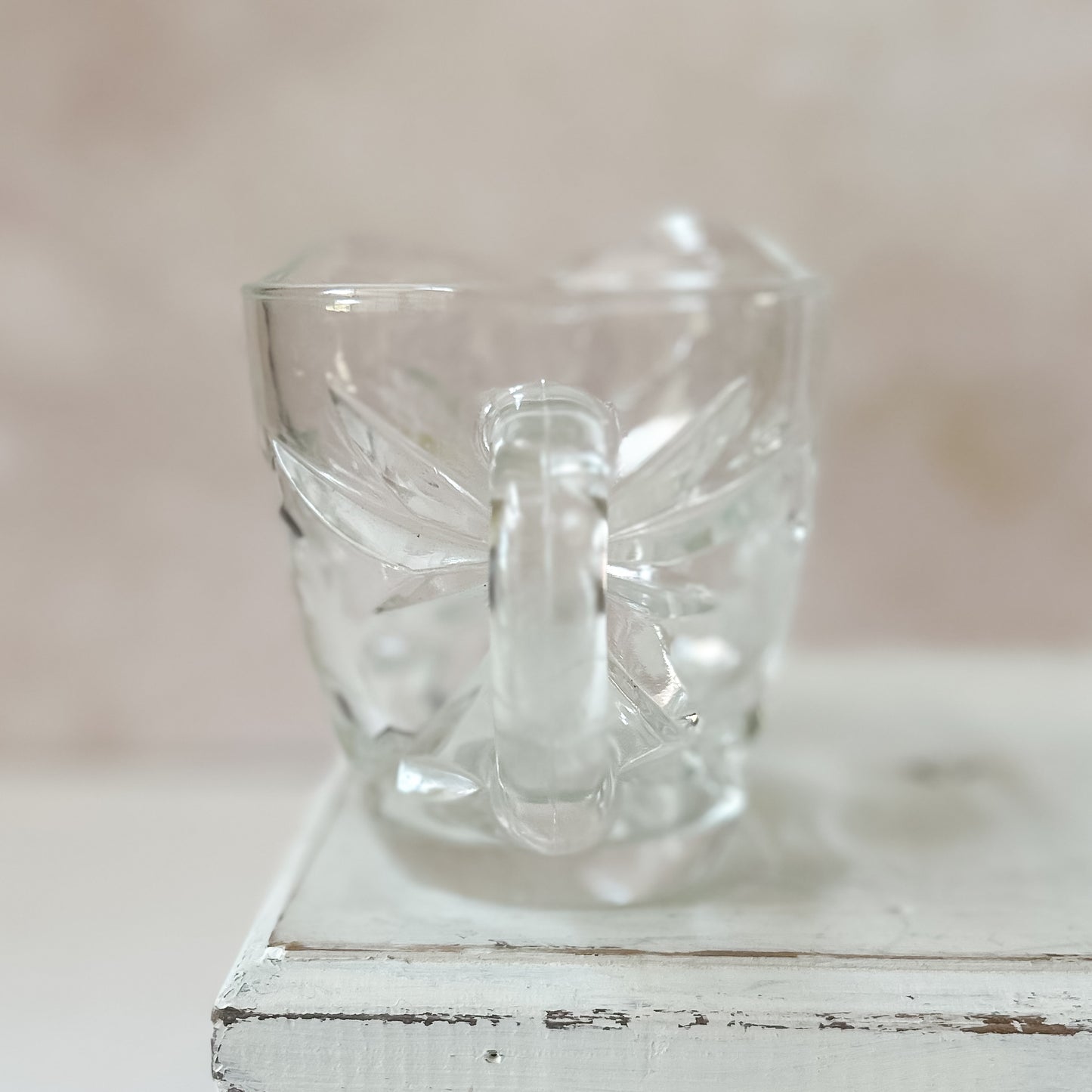 Anchor Hocking Star of David Creamer
