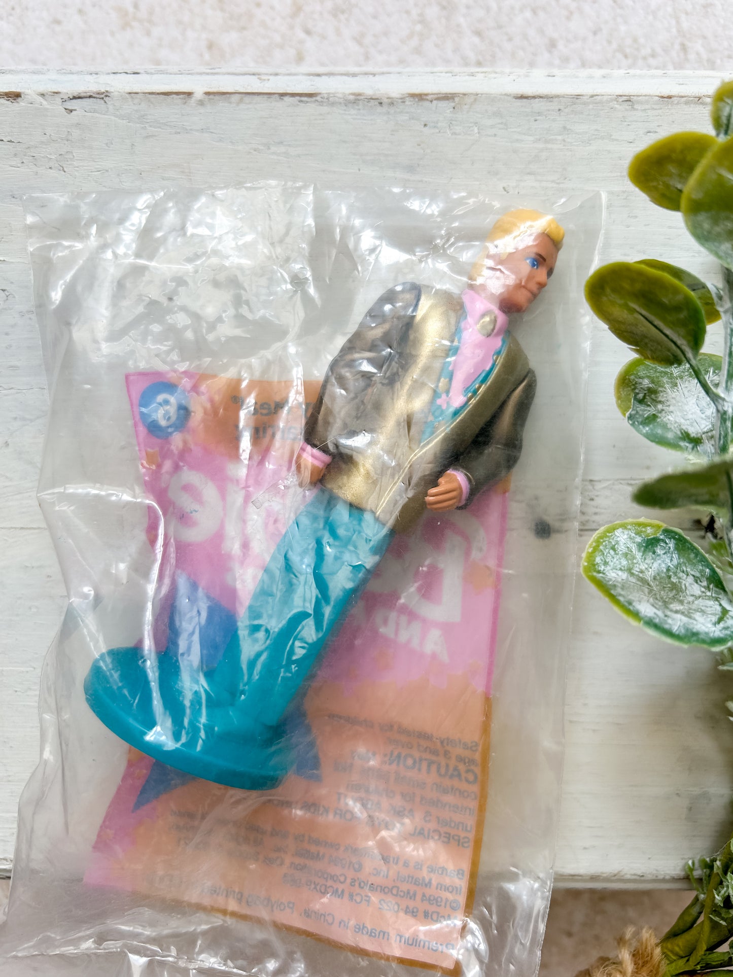 1994 McDonald's Happy Meal Barbie "Locket Surprise Ken"